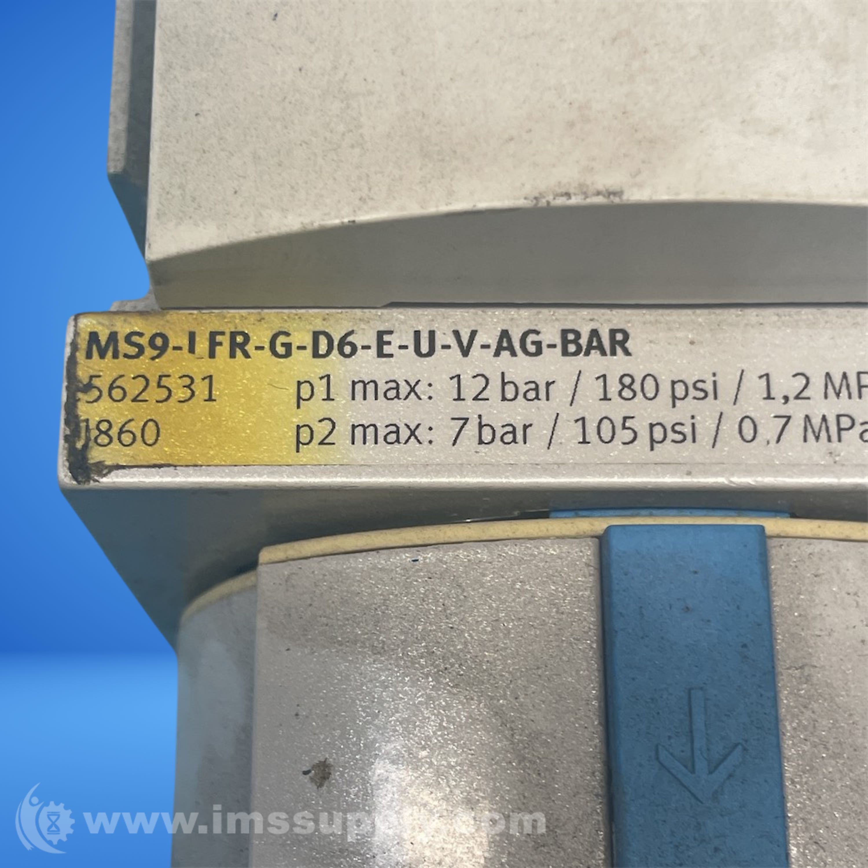 Festo MS9-LFR-G-D6-E-U-V-AG-BAR Filter Regulator - IMS Supply