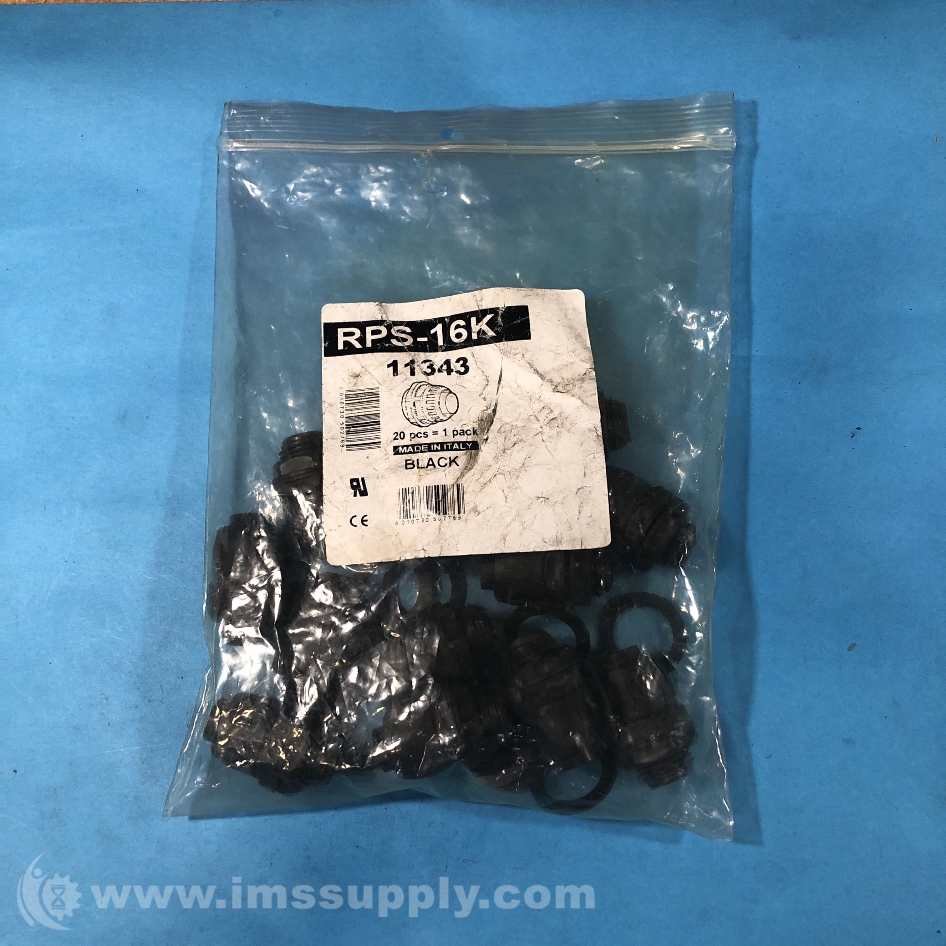Iboco RPS-16K Pack of 20 Straight Fittings - IMS Supply