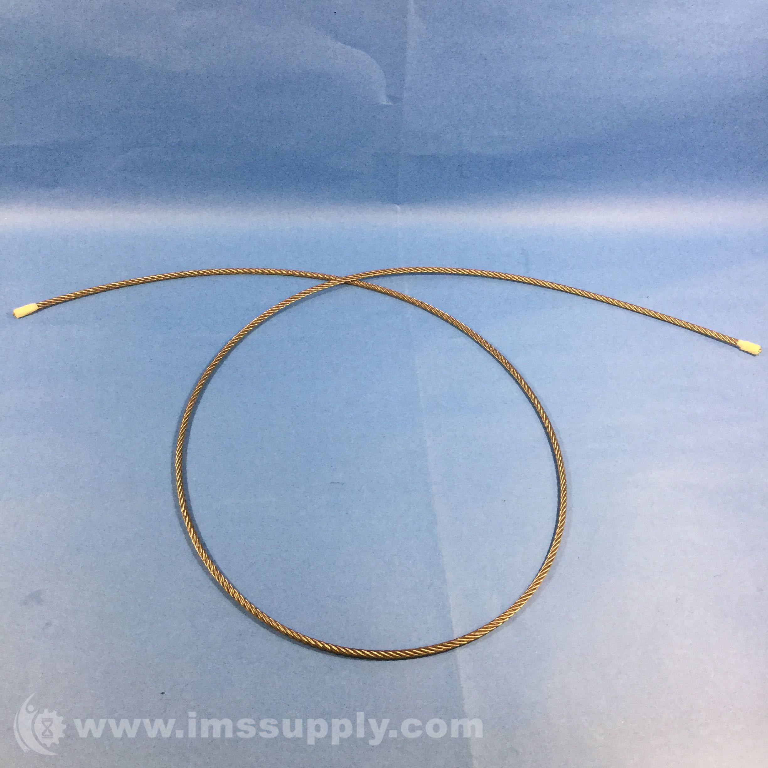 McMasterCarr 3458T111 Wire Rope 5Ft Long IWRC SS 3/16OD IMS Supply