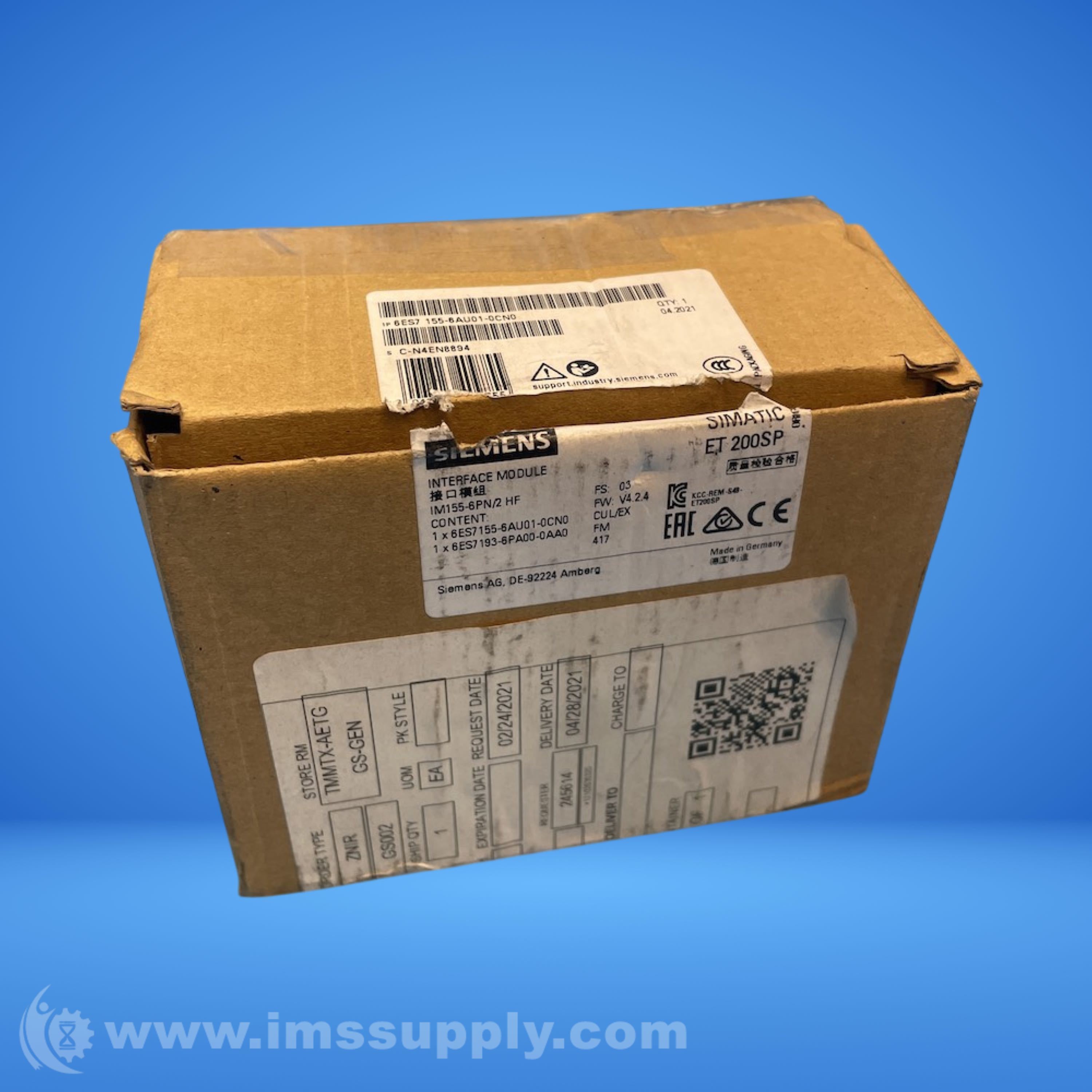 Siemens SIMATIC ET 200SP Interface Module - IMS Supply