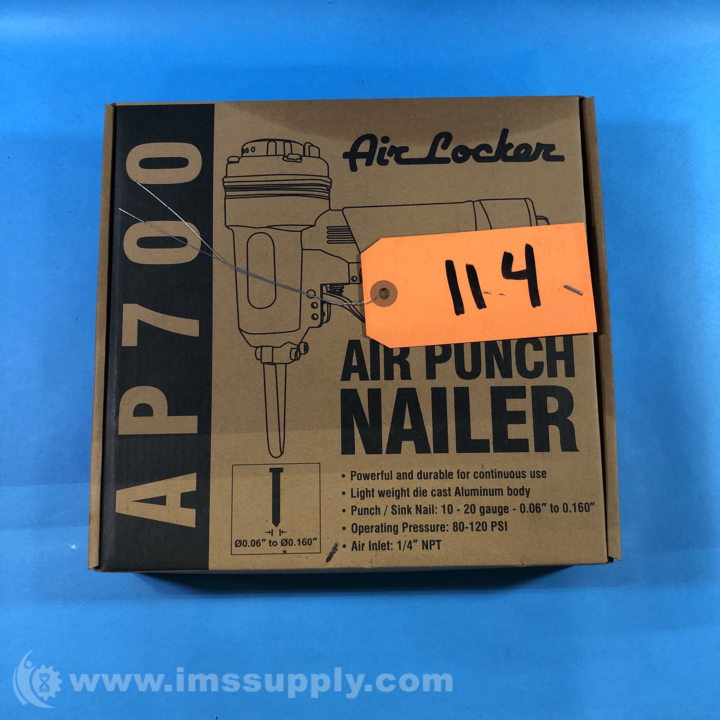 Air Locker Nailers AP700 Heavy Duty Professional Air Punch Nailer IMS