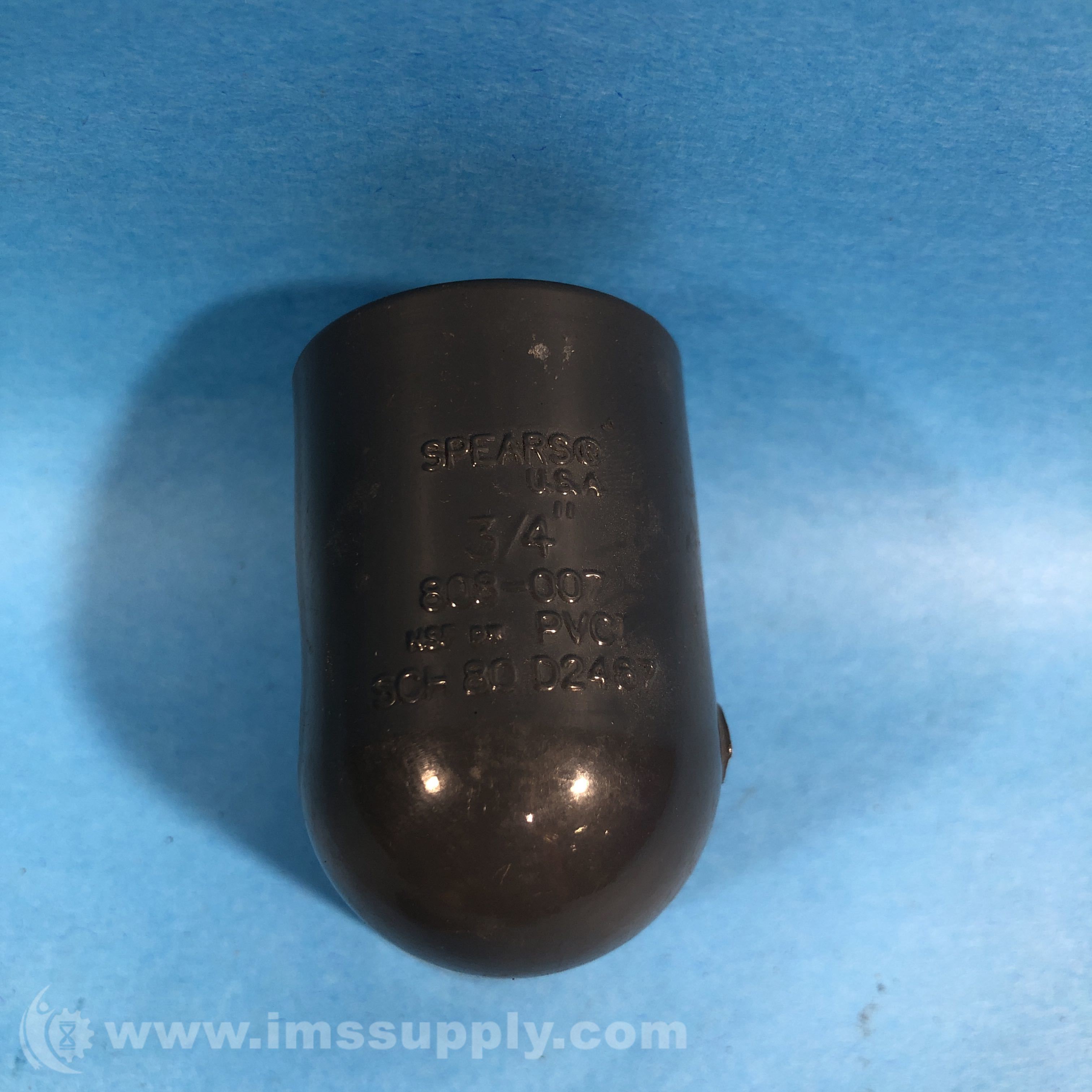 Union PVC Spears 3/4 Po, SCH 80/XH, Avec Joint Torique EPDM - Neuf, Prêt à Poser