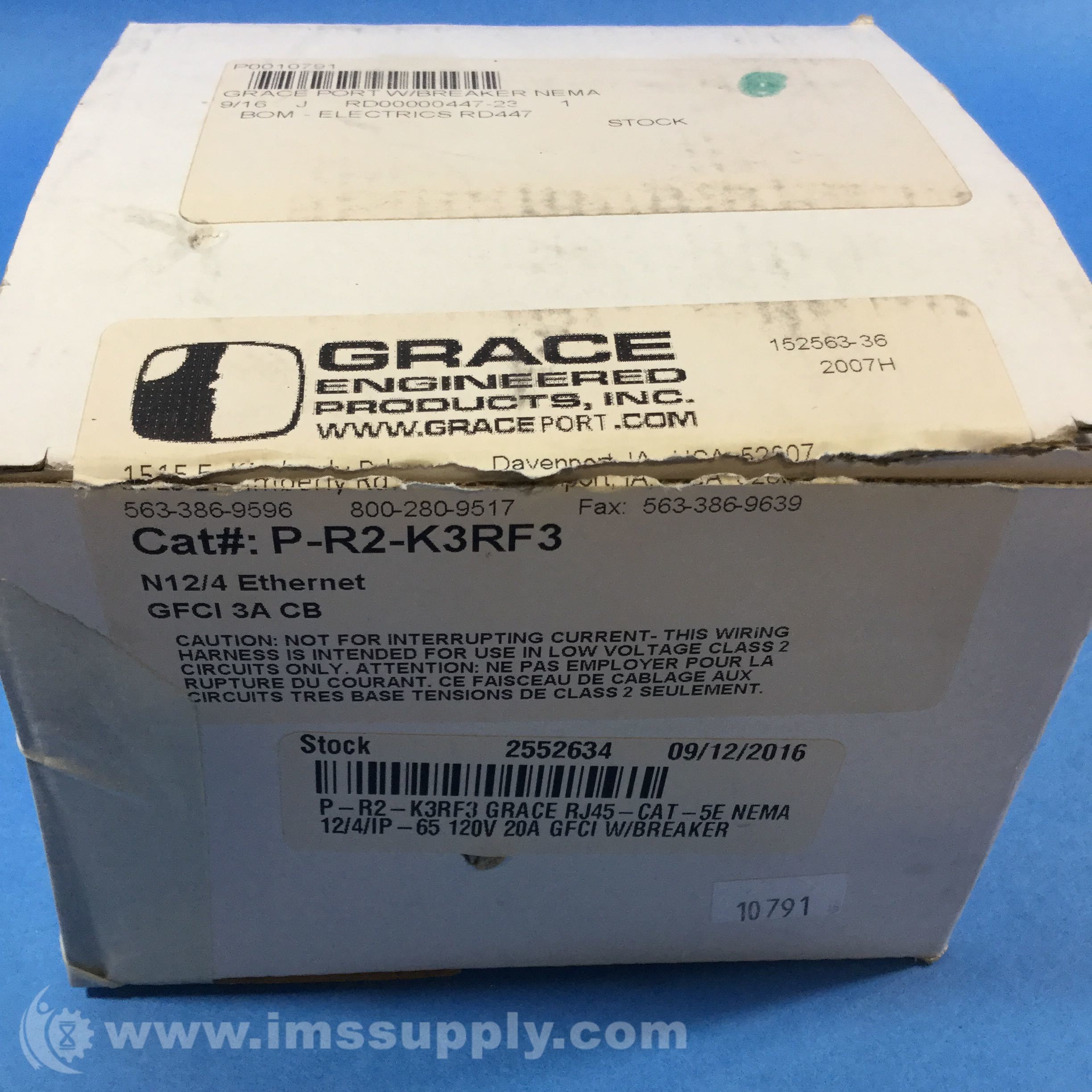 Grace P-R2-K3RF3 Interface Inside-Outlet - IMS Supply