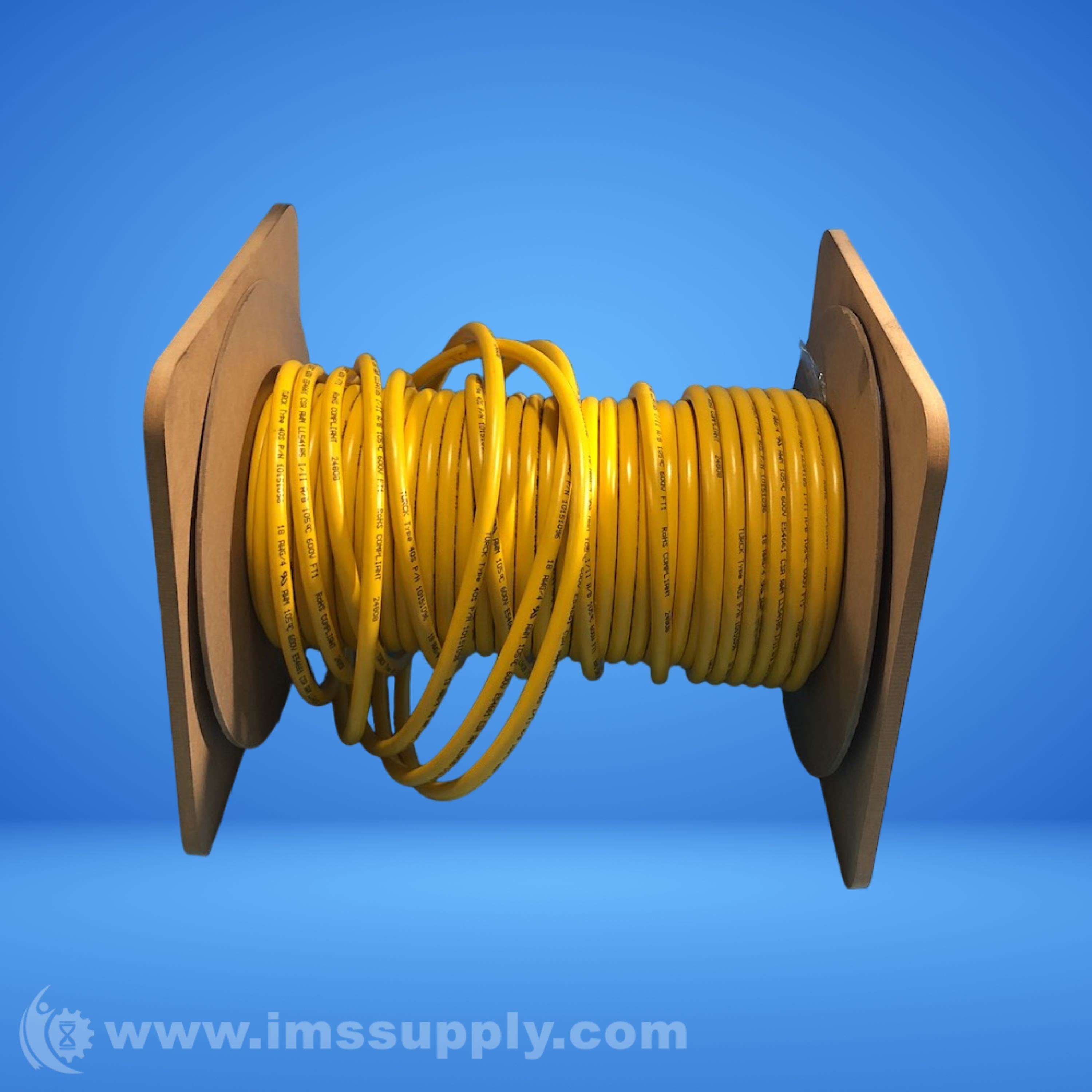Turck 4/18 AWG 20D YELLOW PVC - IMS Supply