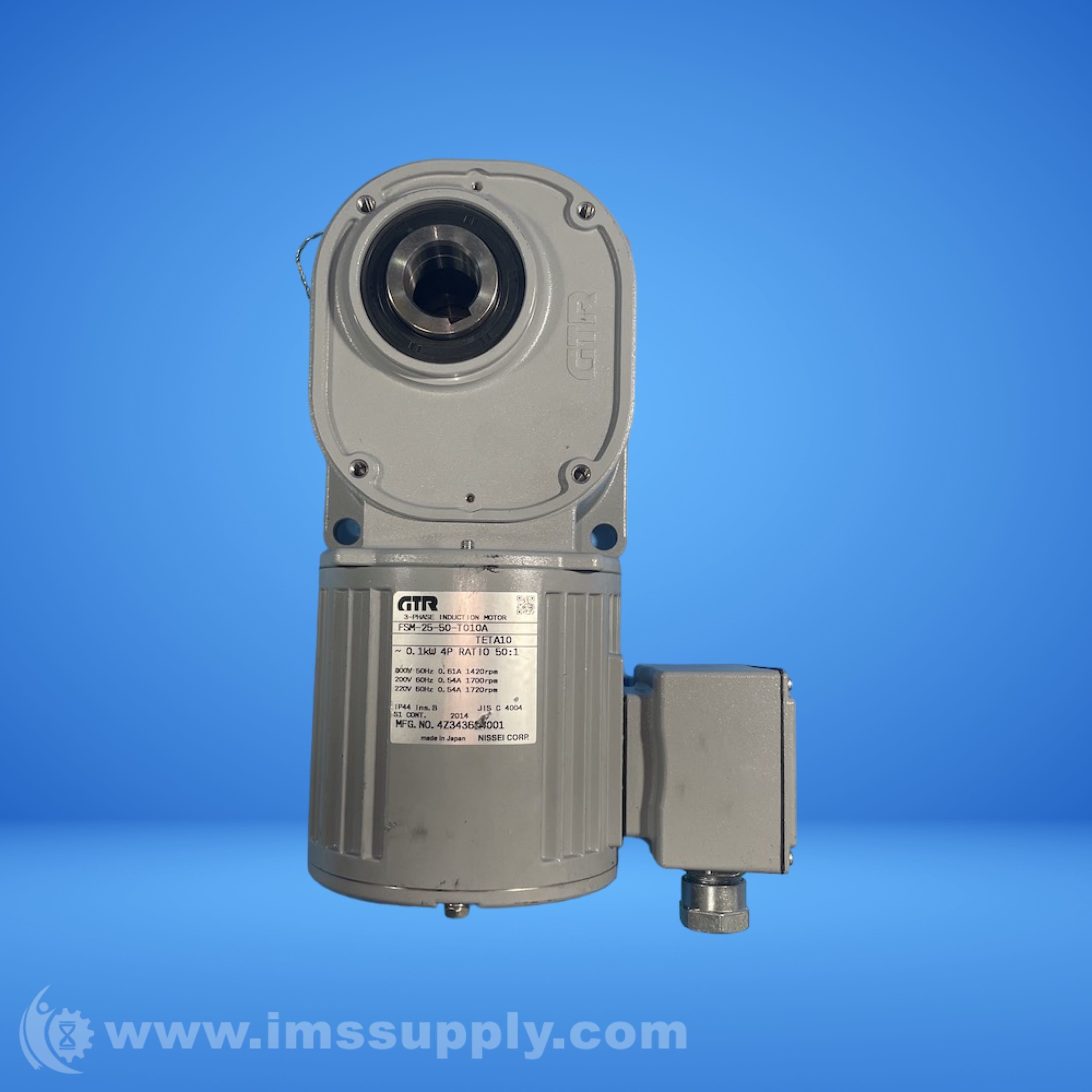 Nissei Corp. FSM2550T010A Gear Motor 501 IMS Supply