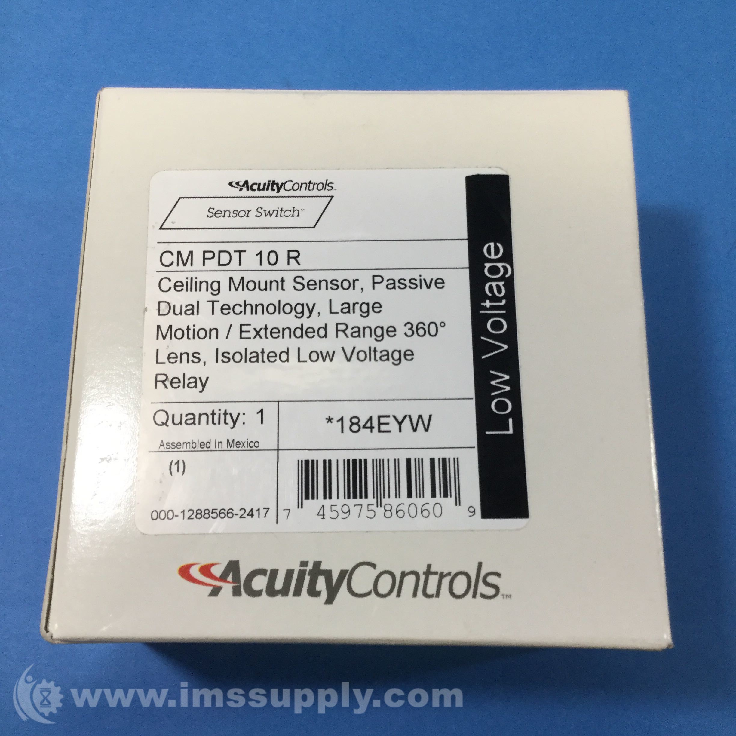 Acuity Controls CM PDT 10 R Sensor Switch IMS Supply