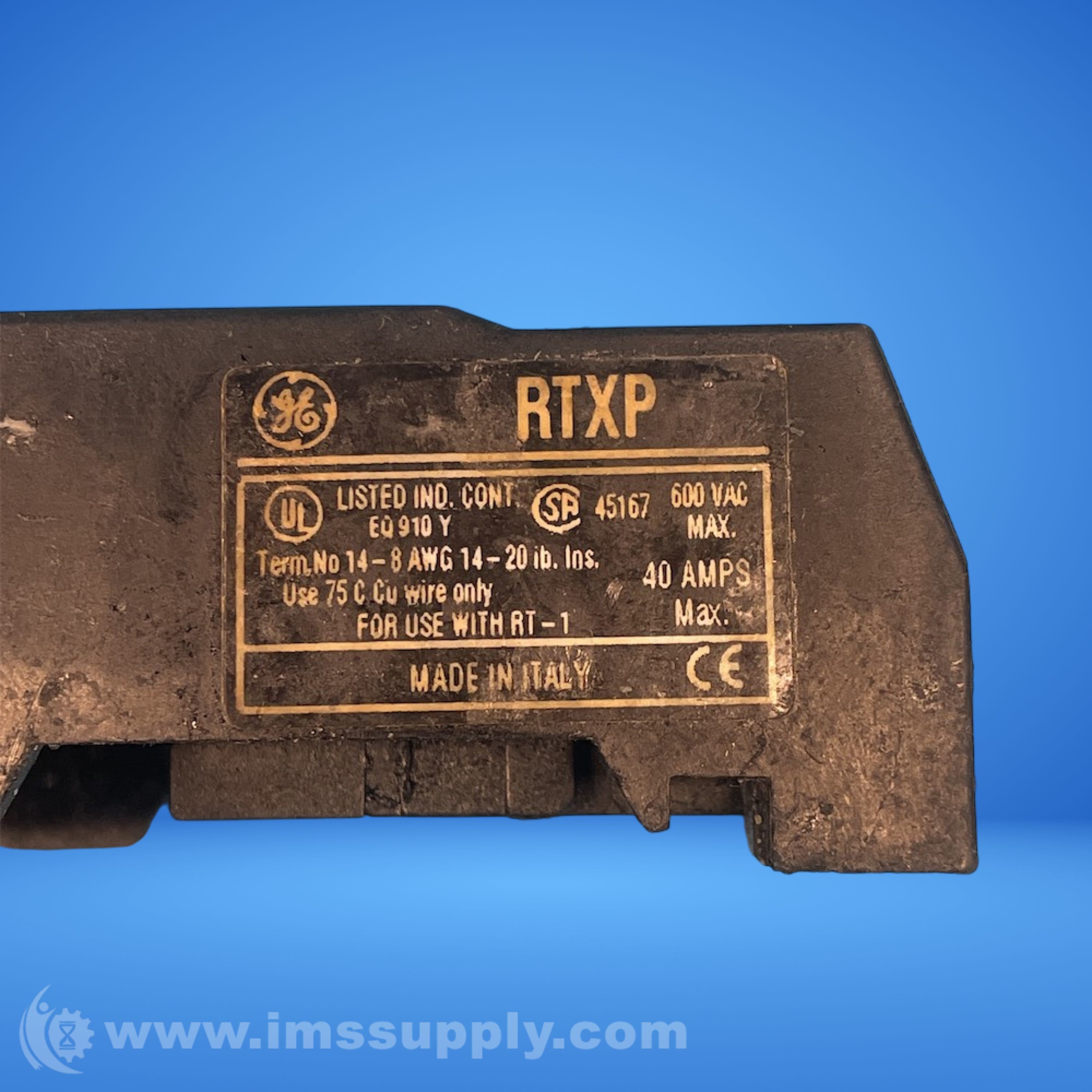 General Electric RTXP Overload Base Adaptor For RT1 - IMS Supply