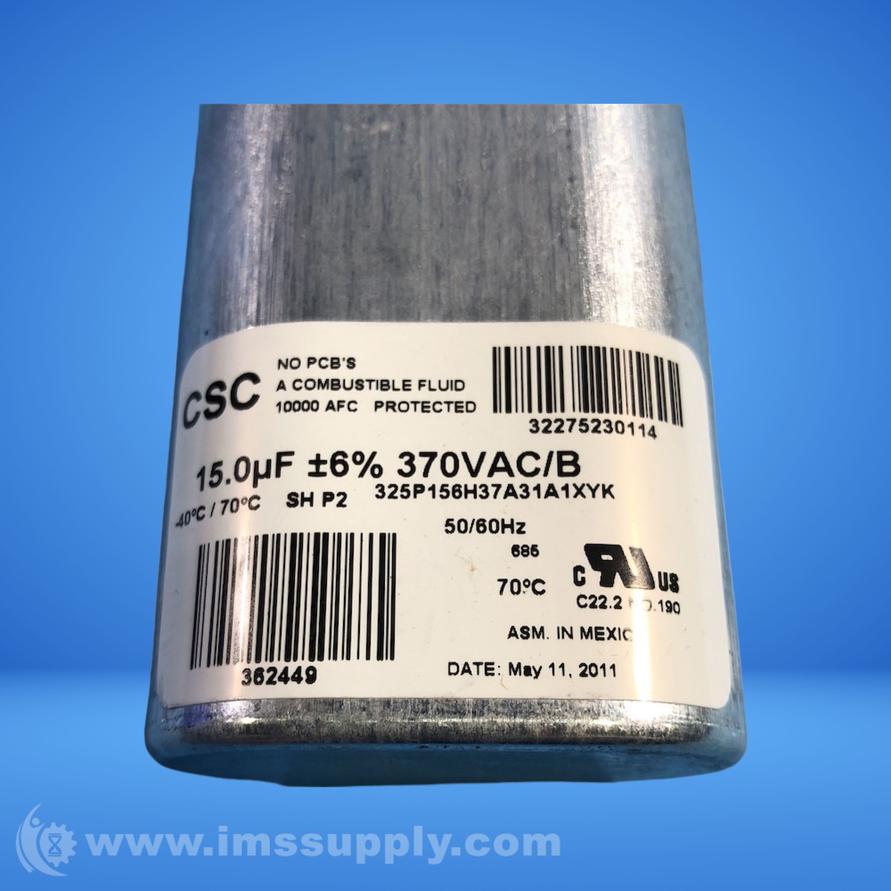 Csc SH P2 325P156H37A31A1XYK Capacitor - IMS Supply
