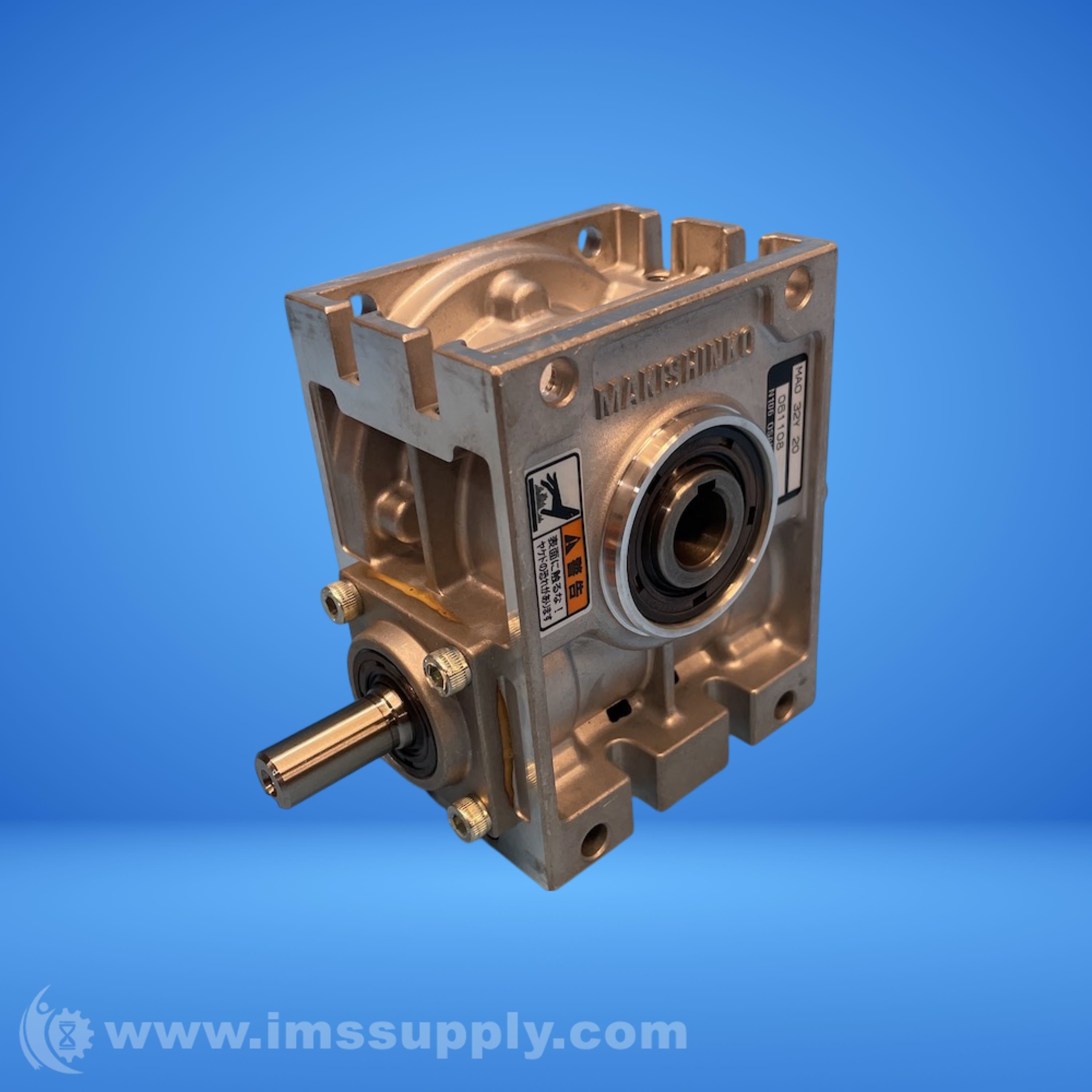 Makishinko MAO32Y20 Compact Worm Gear Reducer - IMS Supply