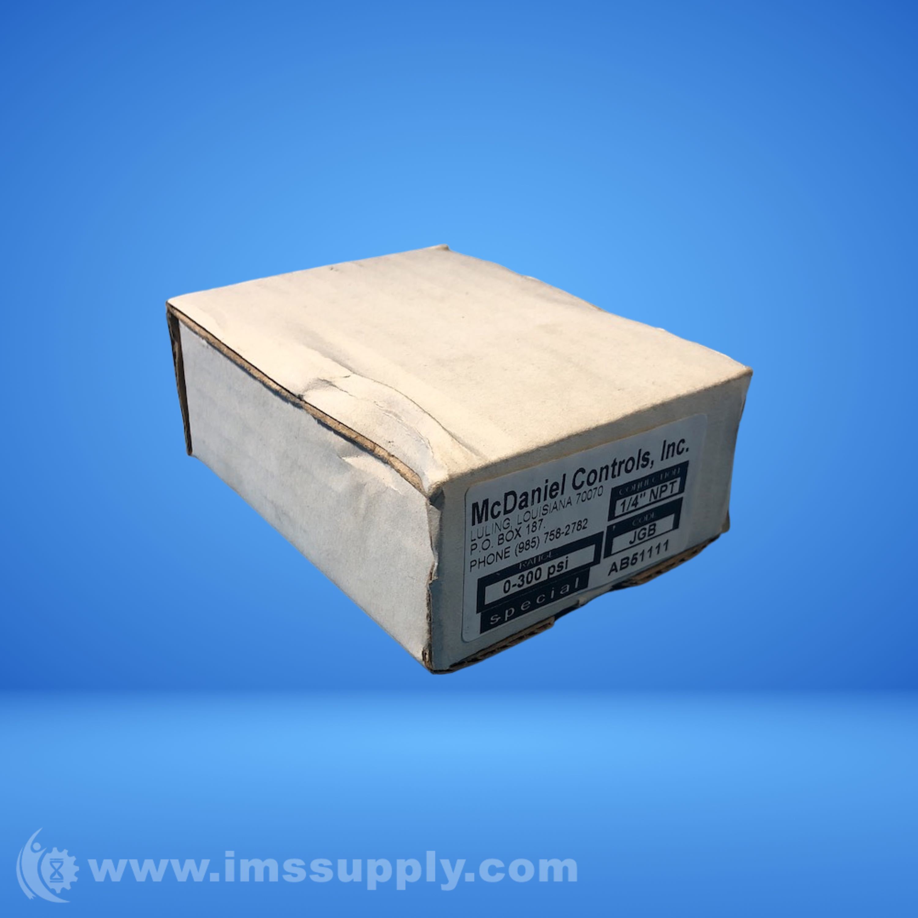 McDaniel Controls, Inc. AB51111 Pressure Gauge IMS Supply