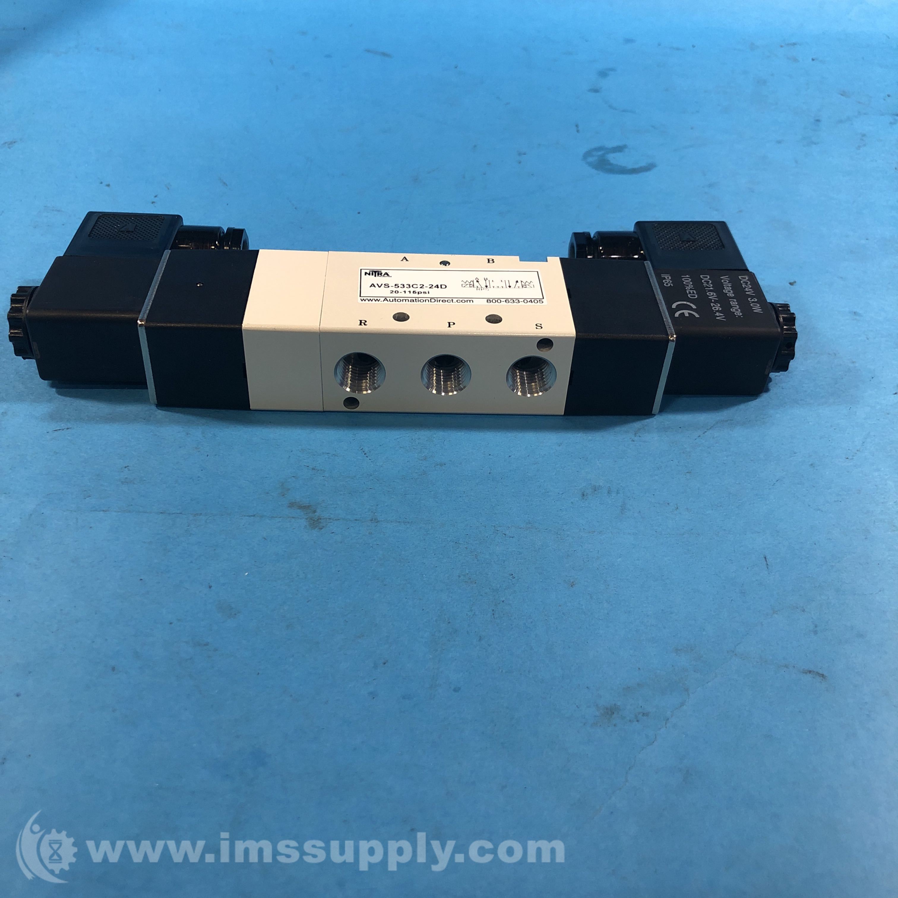 Nitra AVS-533C2-24D Pneumatic Solenoid Valve - IMS Supply