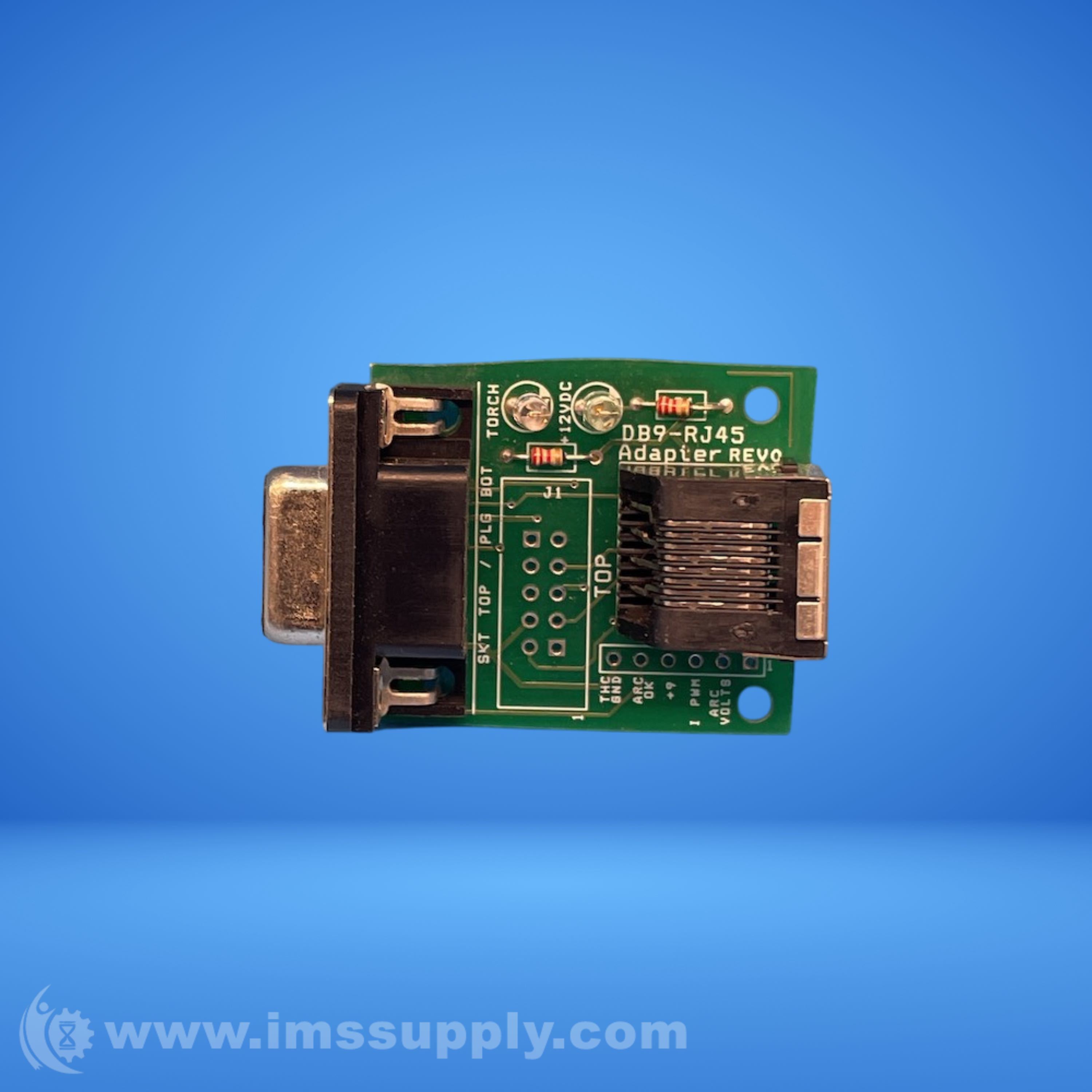 DB9-RJ45 Connector Adapter PCB - IMS Supply