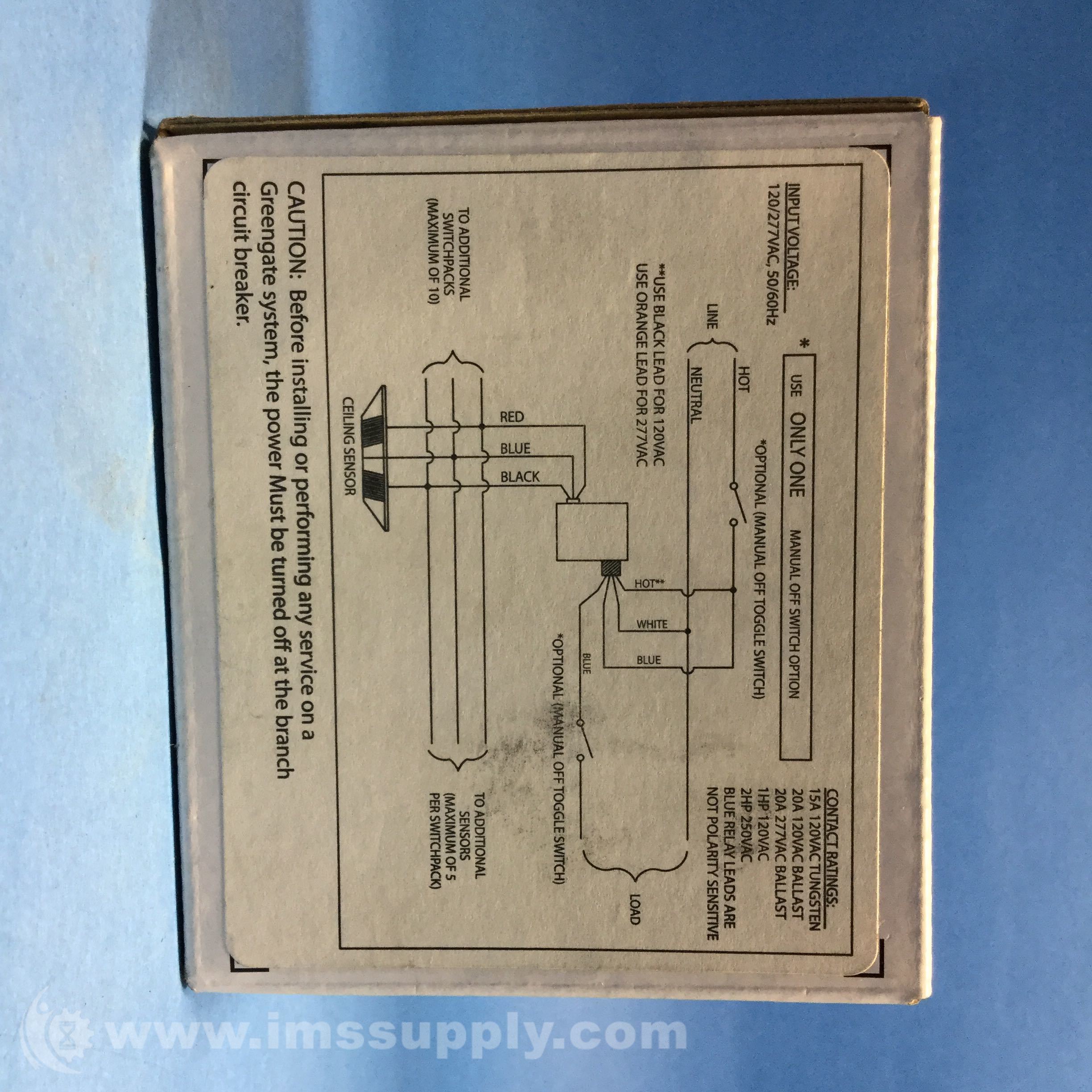 Cooper Controls SP20-MV Switchpack 120/277V 50/60Hz 20amp 