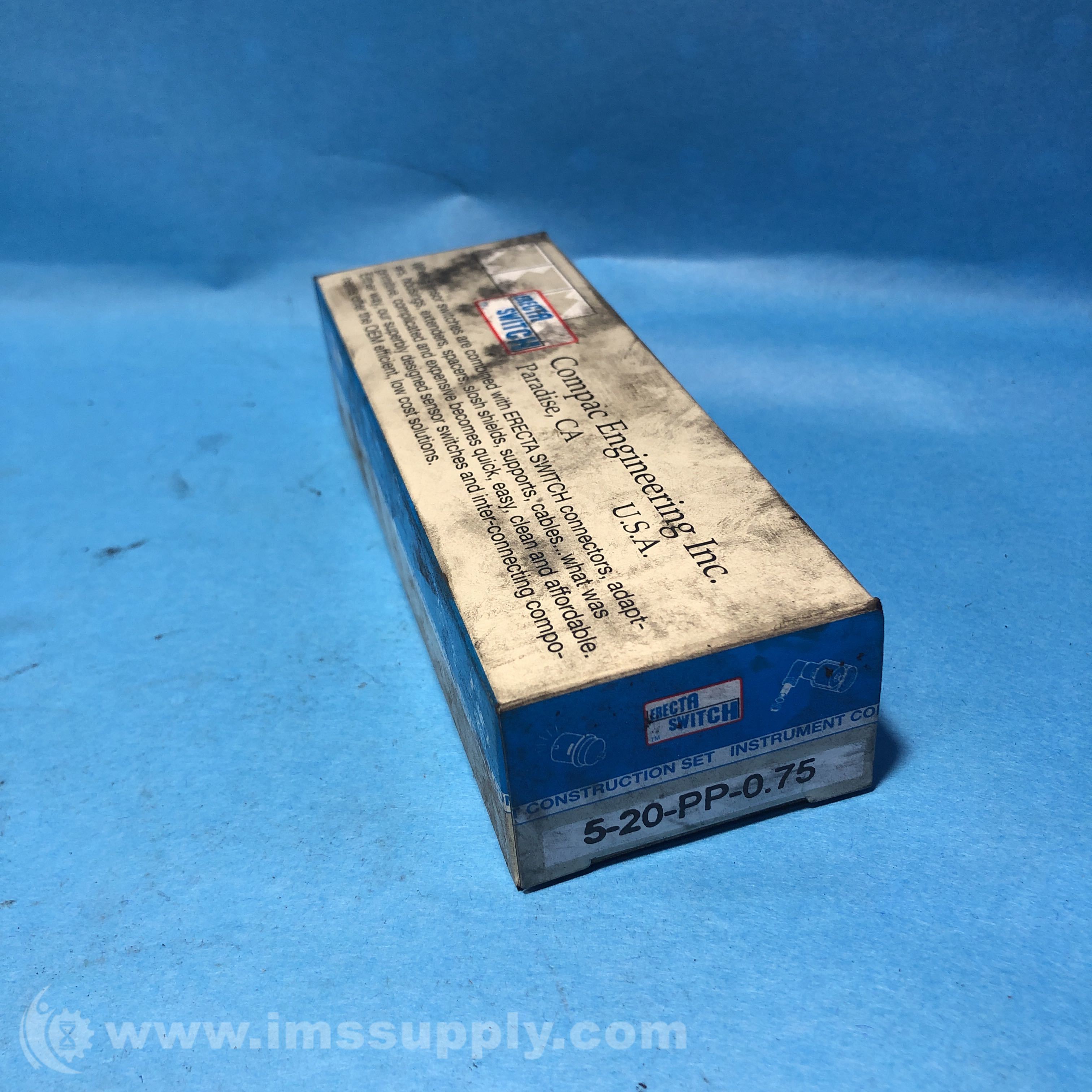 Compac Engineering 5-20-PP-0.75 Low Flow Switch - IMS Supply