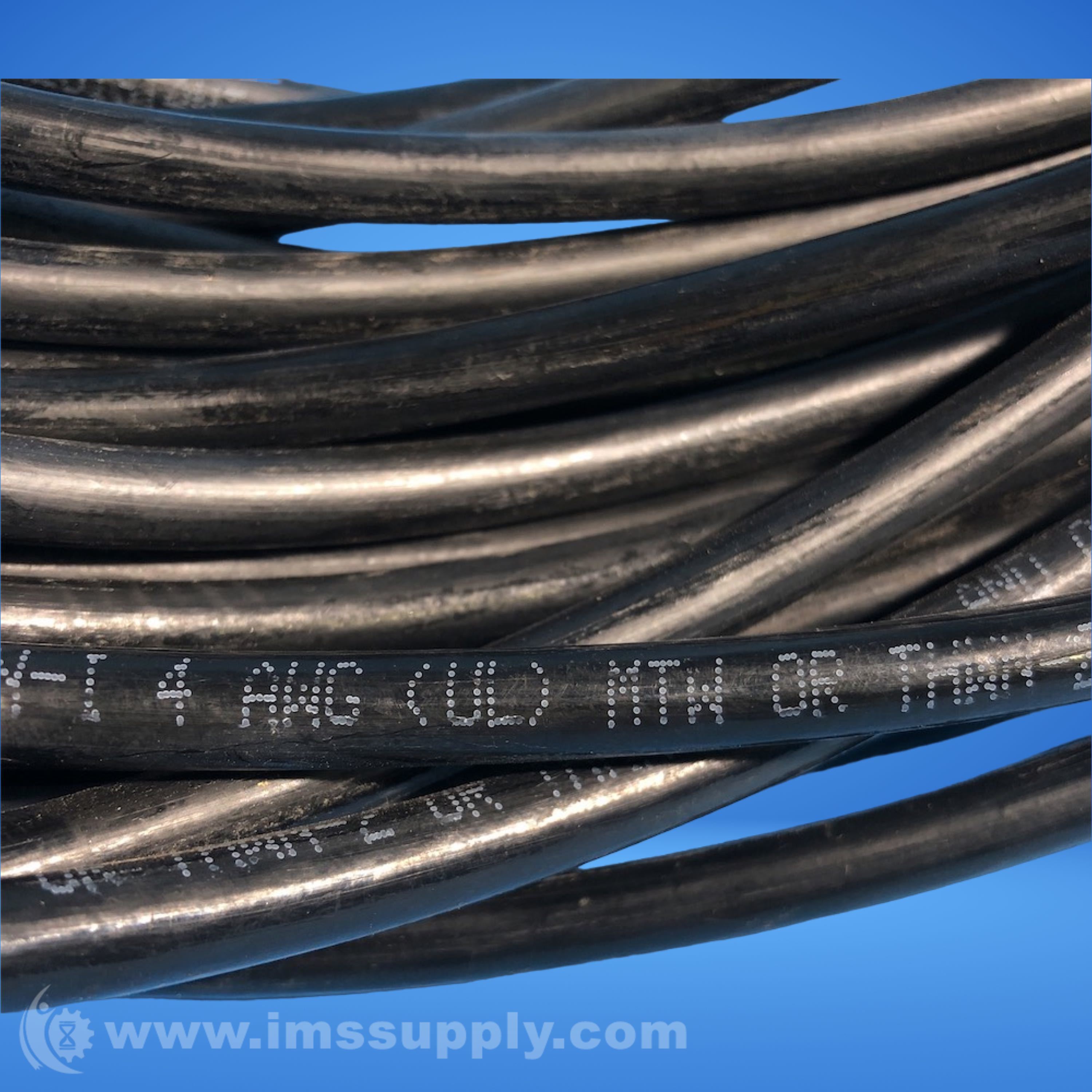 Cerrowire LLC VINYLON-I 4 AWG Black Copper Stranded Wire - IMS Supply