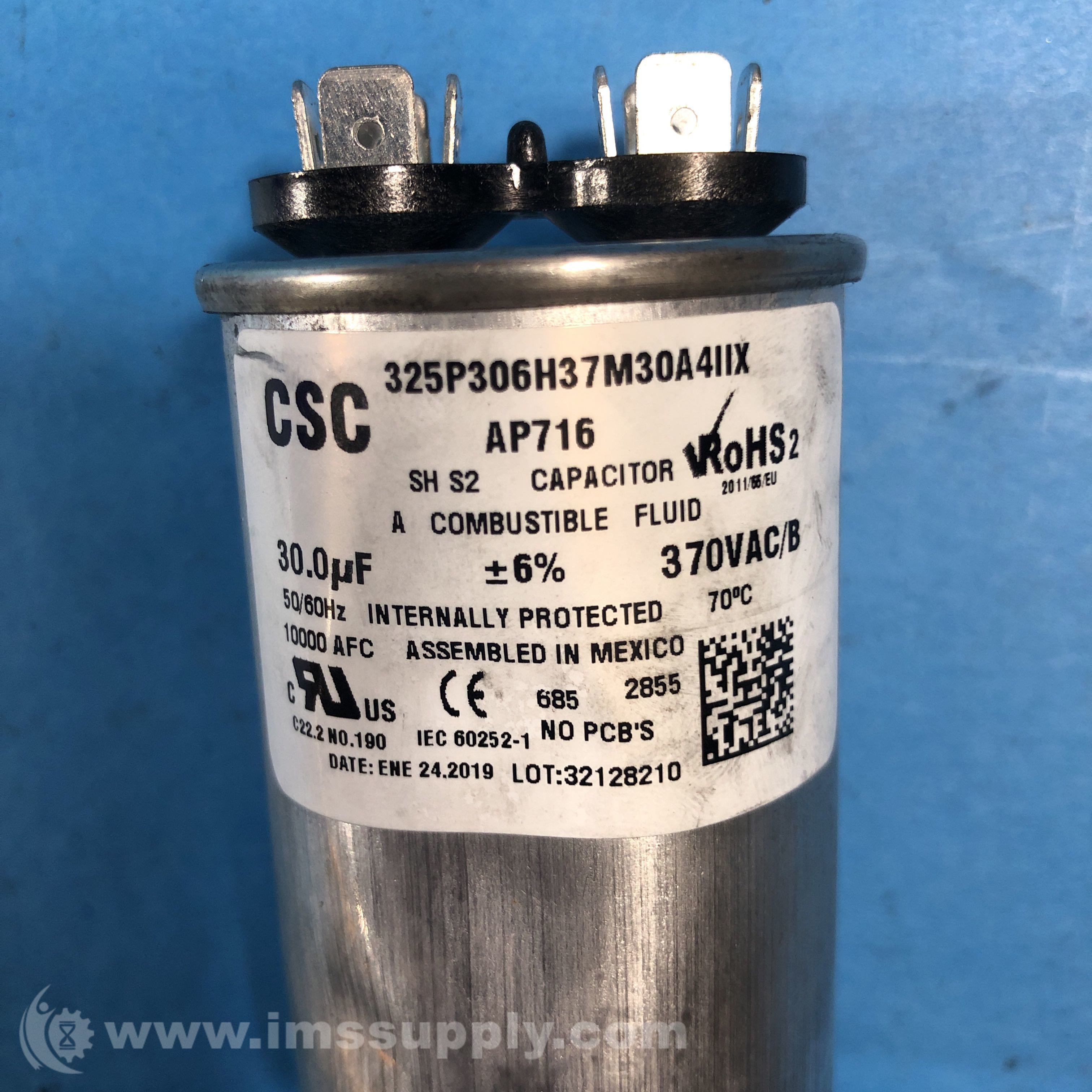 Csc 325P306H37M30A4IIX SH S2 Capacitor - IMS Supply