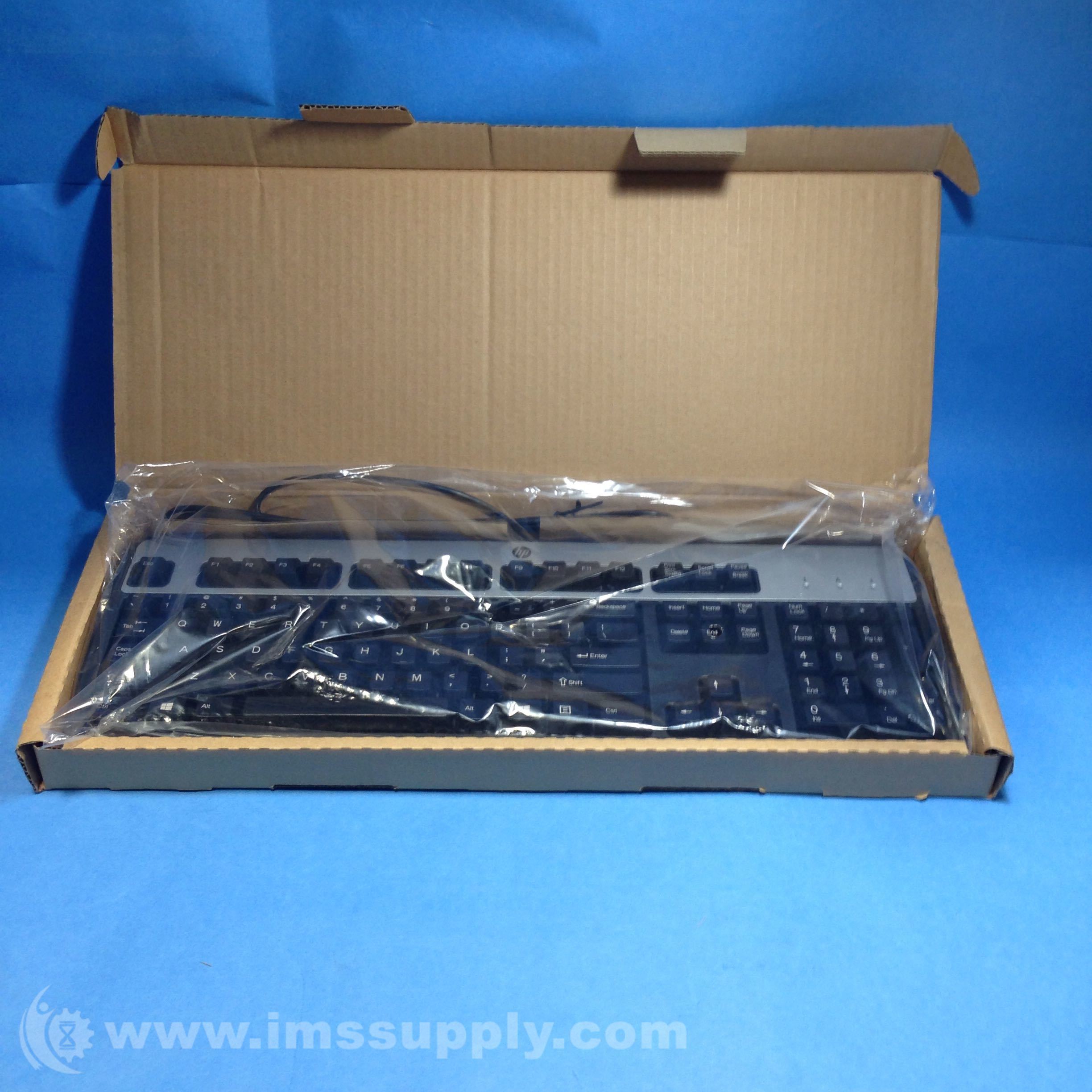 hp 434821-007 Keyboard Black And Silver USB 104 Key - IMS Supply