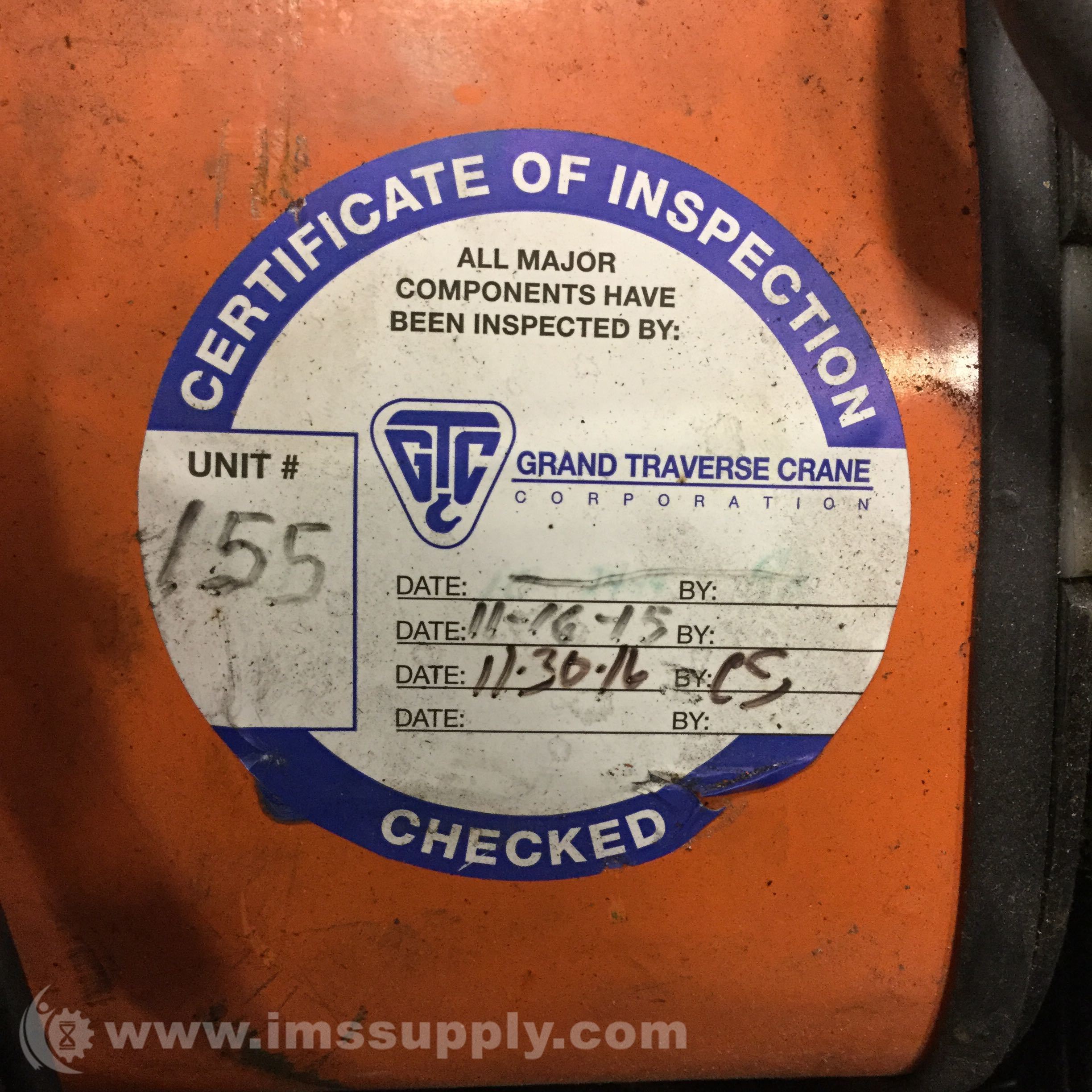 Hitachi K194839004 F Series Dual Speed Electric Chain Hoist - IMS