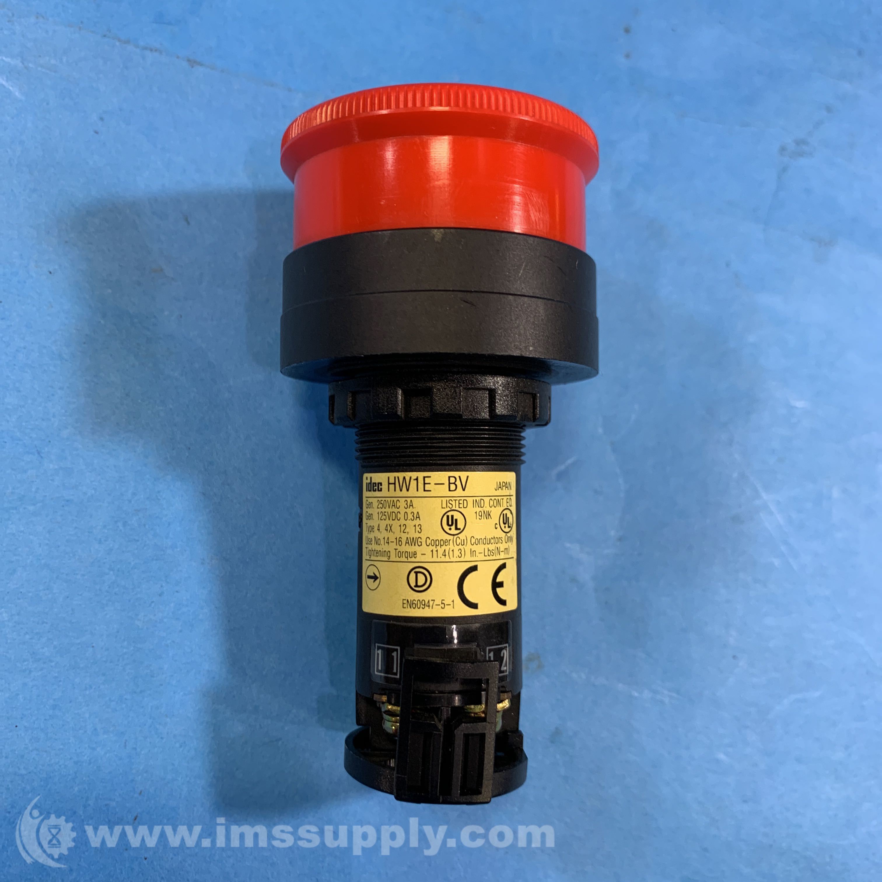 Idec HW1EBV Push Button, Emergency stop, TwistRelease IMS Supply