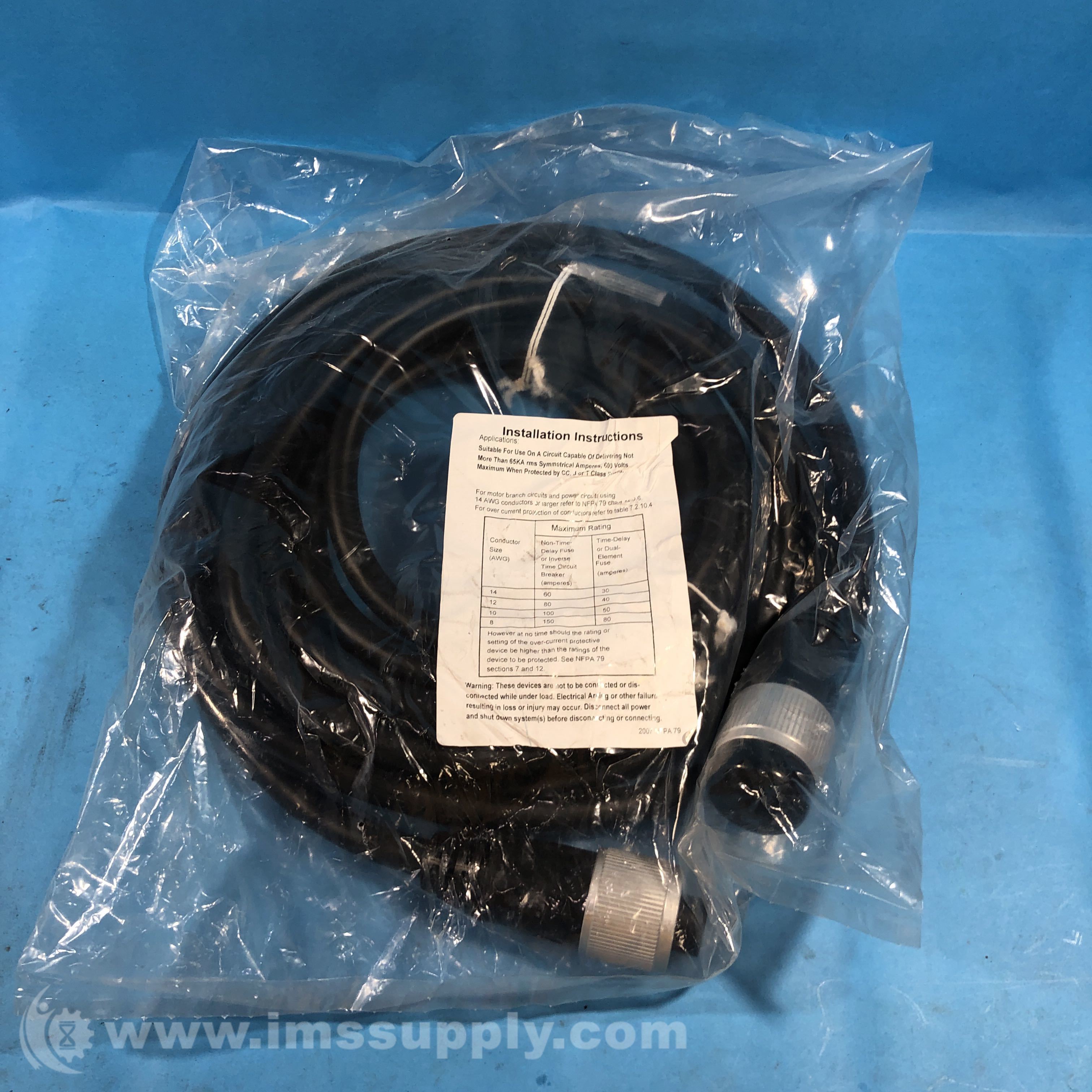 Turck GSDA GKDA 40-8M/S3276/S4000 Powerfast Double-End Cord - IMS Supply