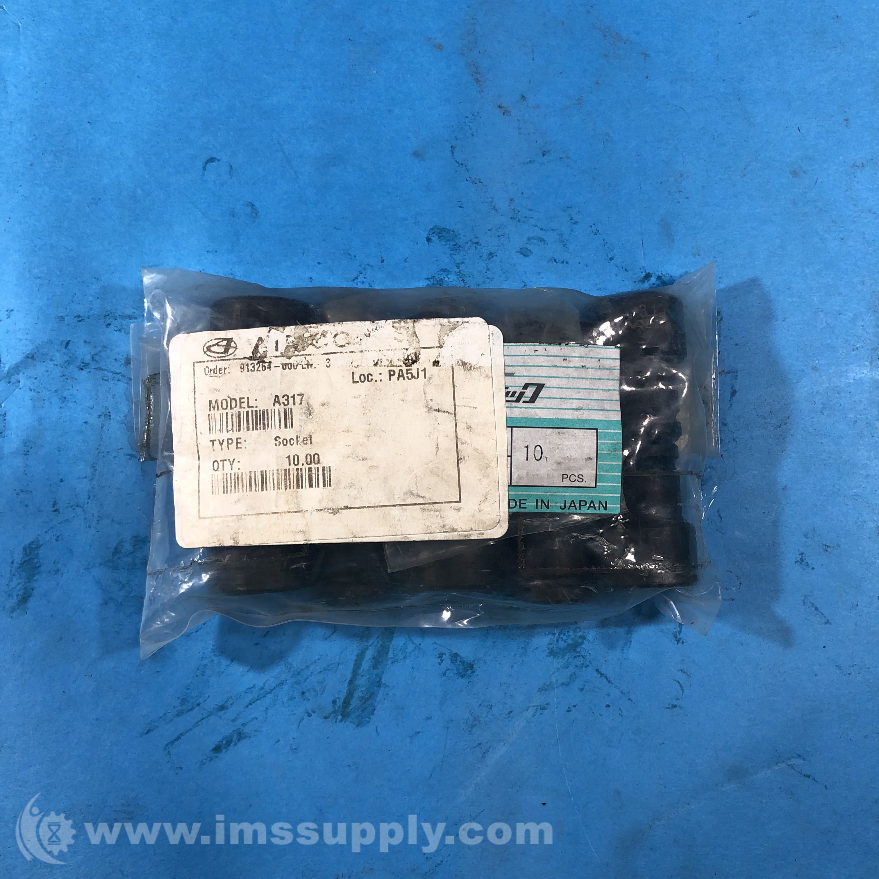 NAC -Nagahori Industry Co 317 Pack of 10 Sockets - IMS Supply