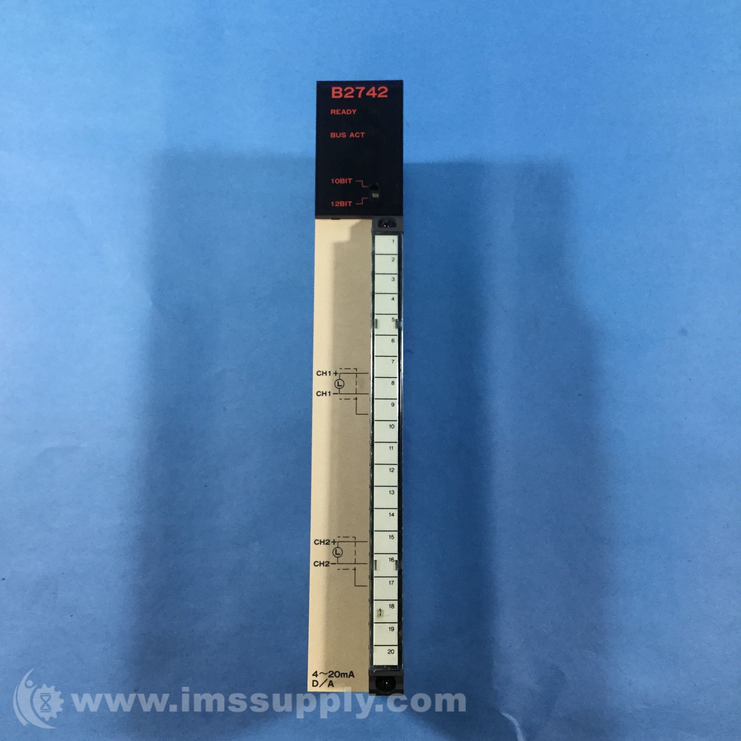 Yaskawa JAMSC-B2742 Memocon-SC PLC Output Module - IMS Supply