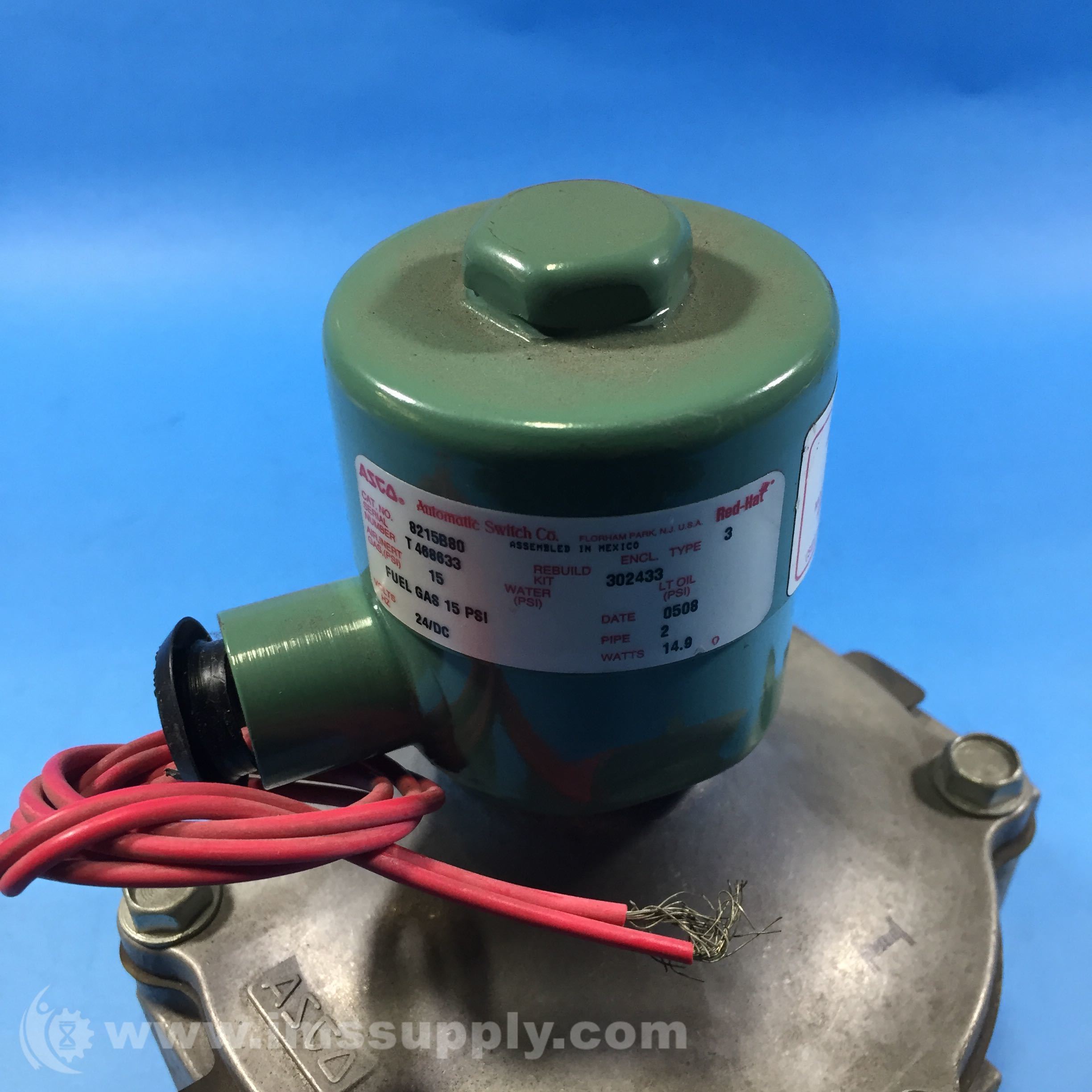 Asco 8215B8024V 2 Aluminum Solenoid Air Valve IMS Supply