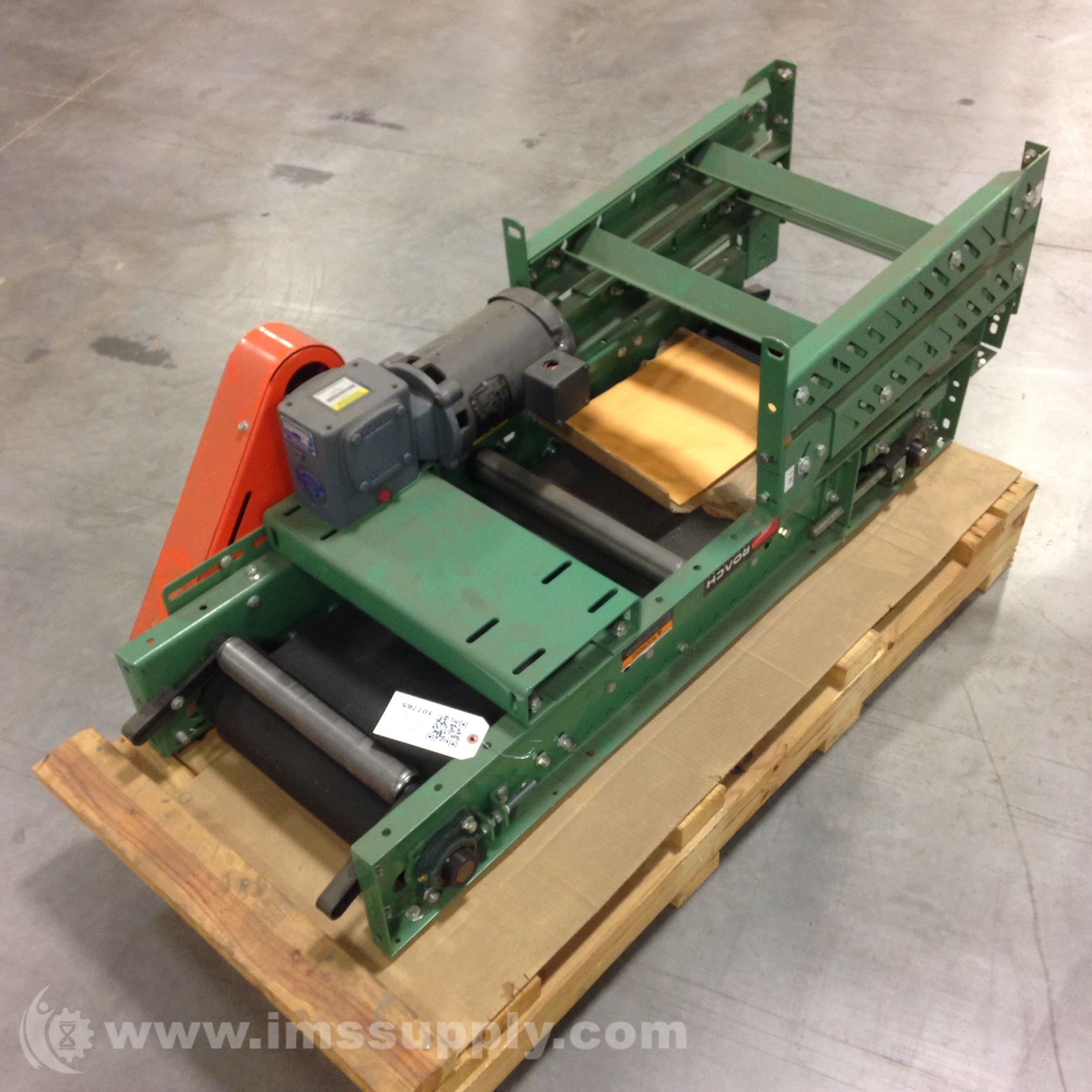 Roach Conveyors ED4700SB Slider Bed Medium Duty Belt Conveyor IMS Supply