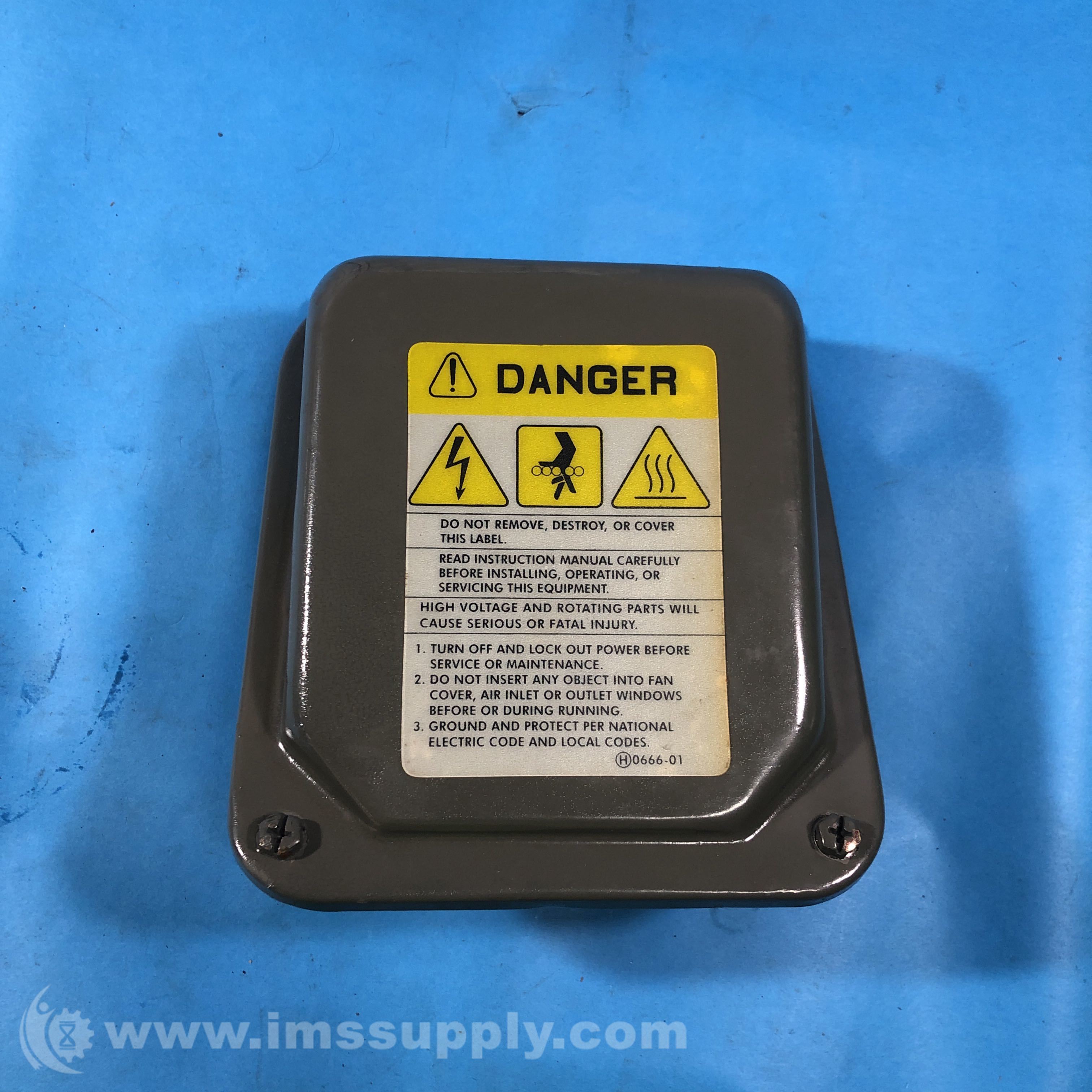 H 066601 Electric Motor Wire Cover IMS Supply