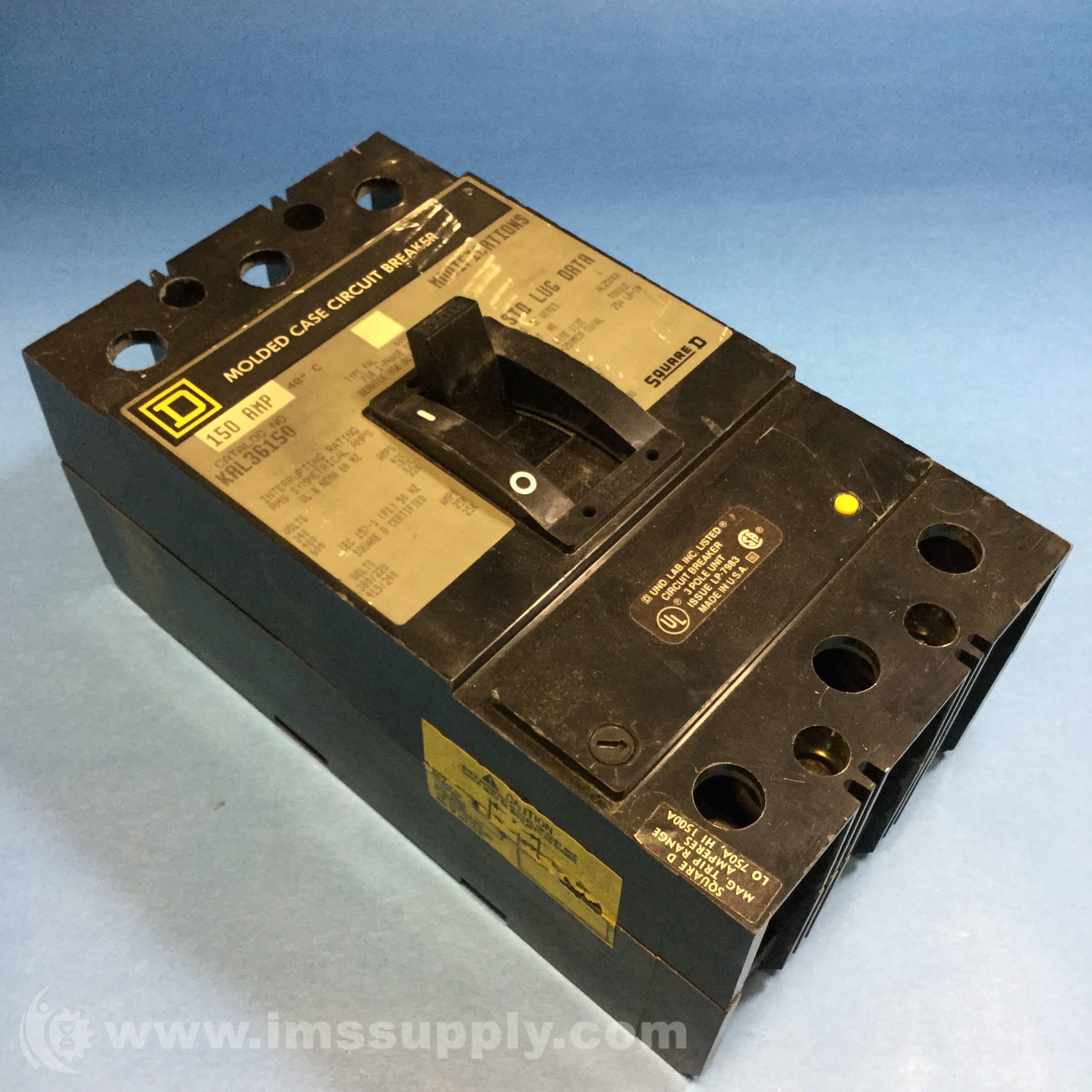 Interruttore Automatico Square D I Line KA36150 150A 600V 3P