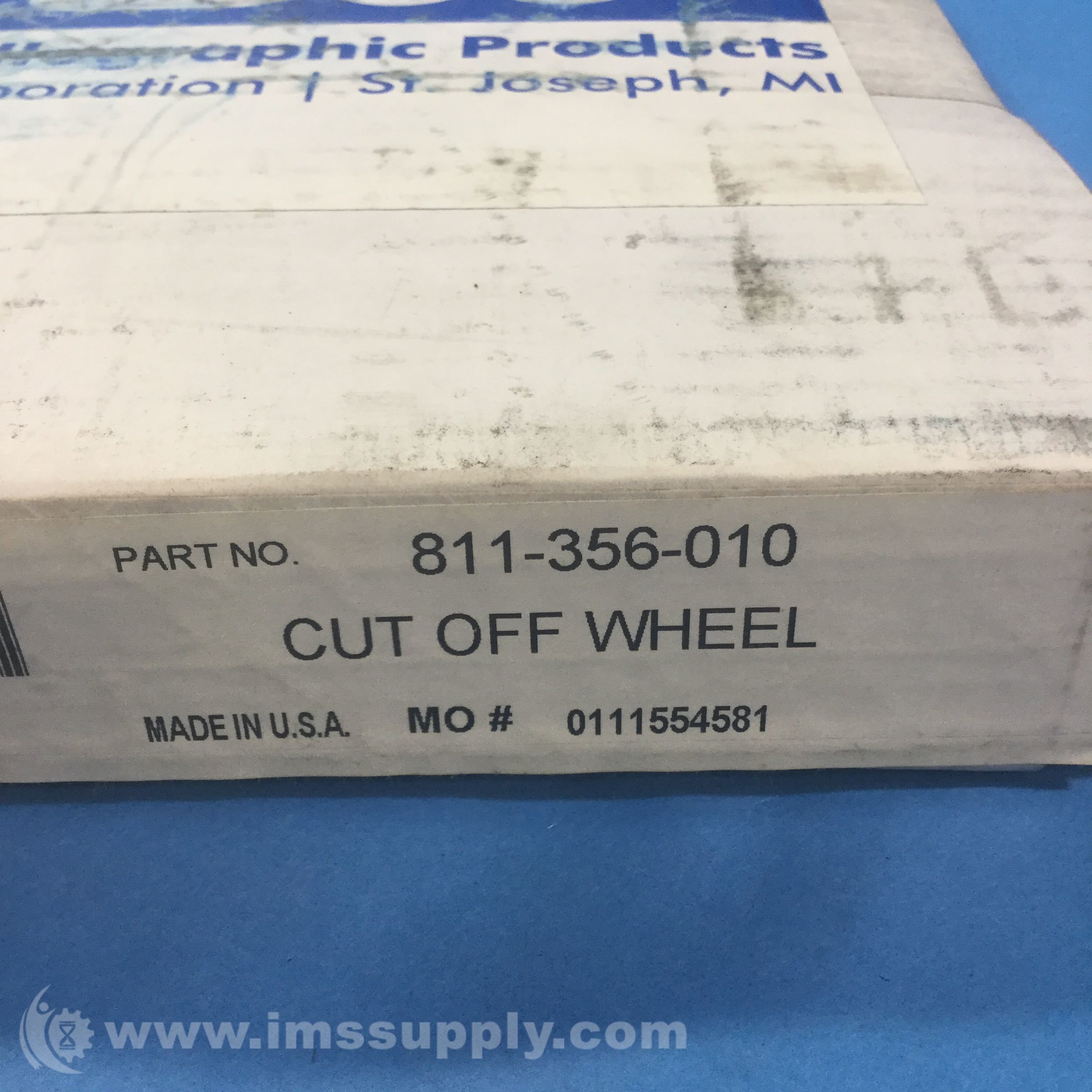 Leco 811356010 250 x 062 x 32 Cut Off Wheel, Box of 10 IMS Supply