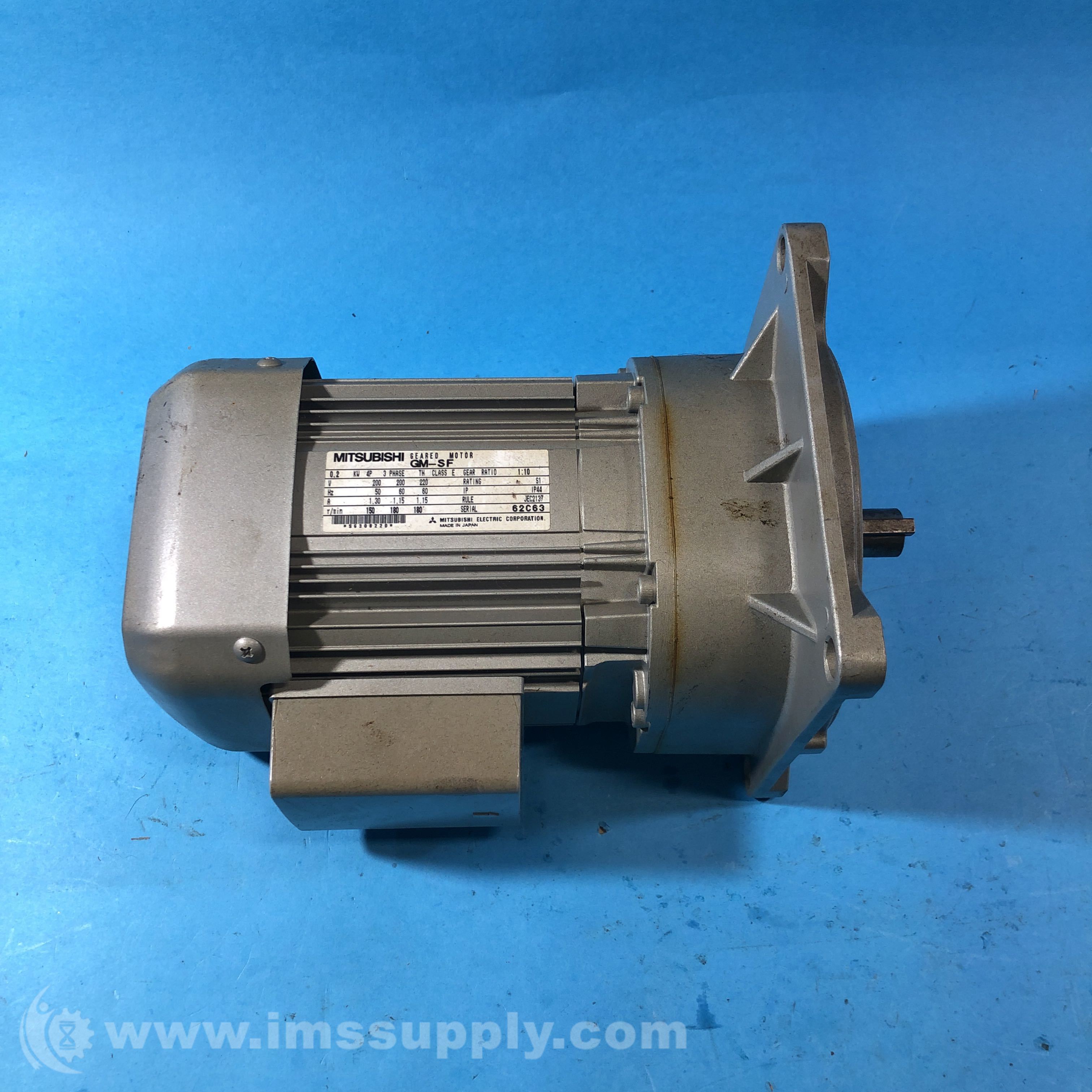 Mitsubishi JEC2137 GM-SF Geared Motor - IMS Supply