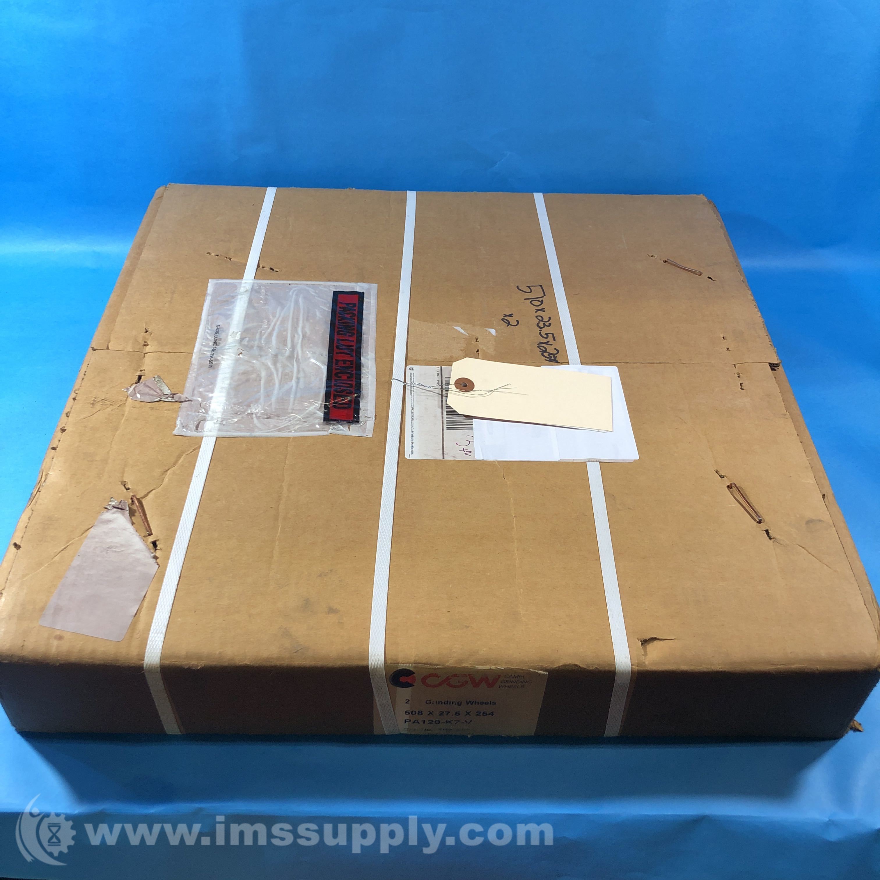 Camel Grinding Wheels PA120K7V Box of 2 Grinding Wheel IMS Supply