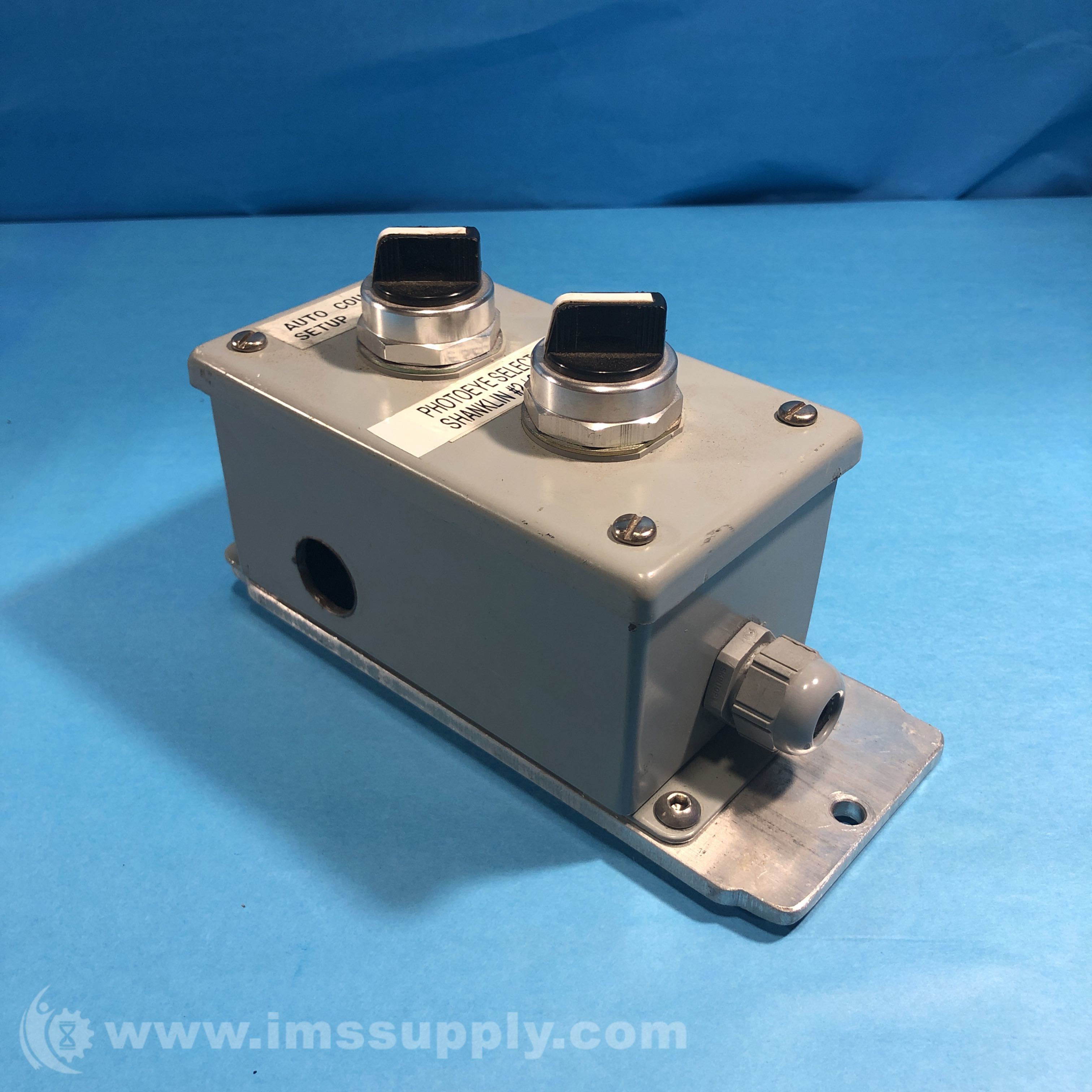 2 Push Button Operator Control Enclosure 2 Way Selector - IMS Supply