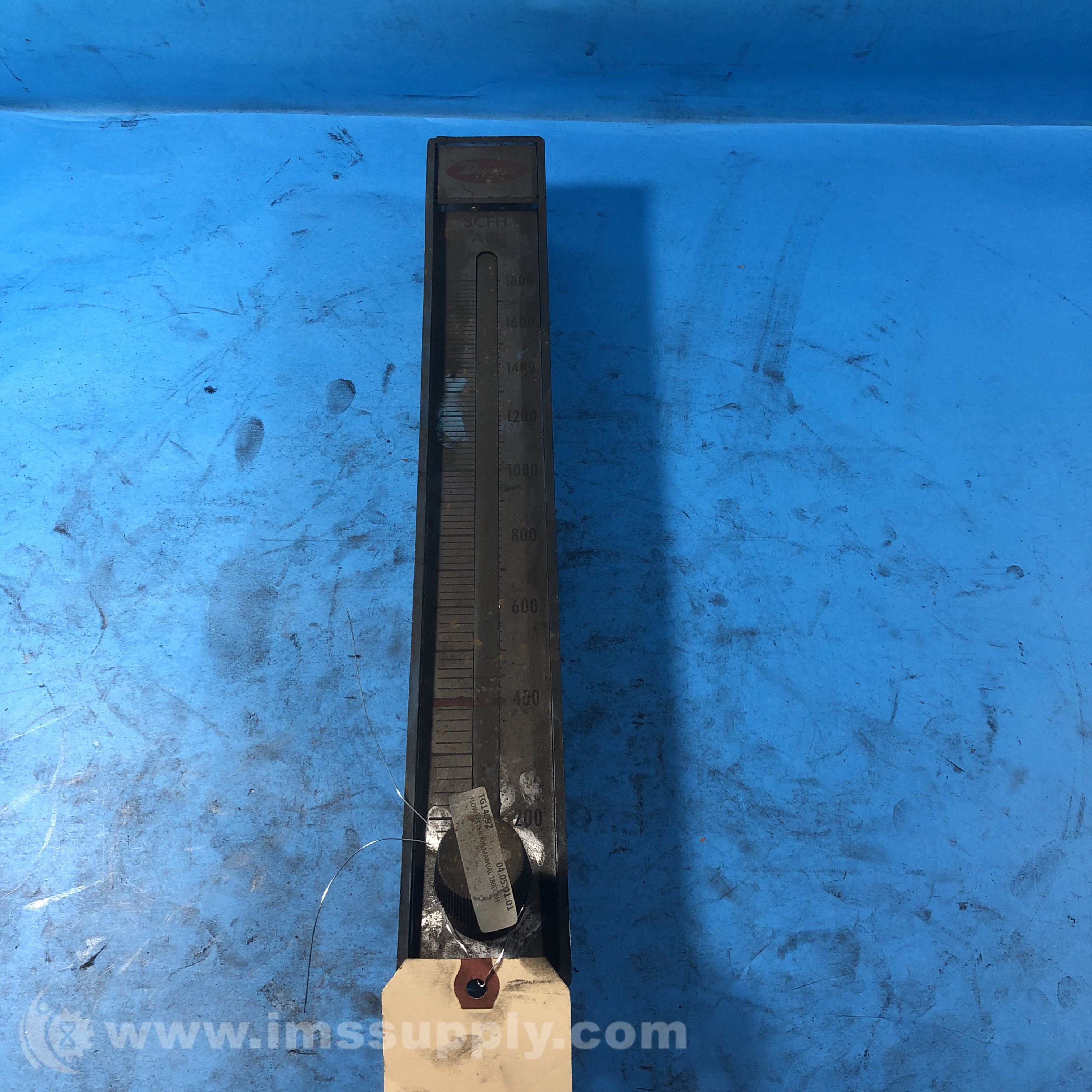 Dwyer Instruments RMC SERIES Flow Meter Air Manual 1800CFH IMS Supply