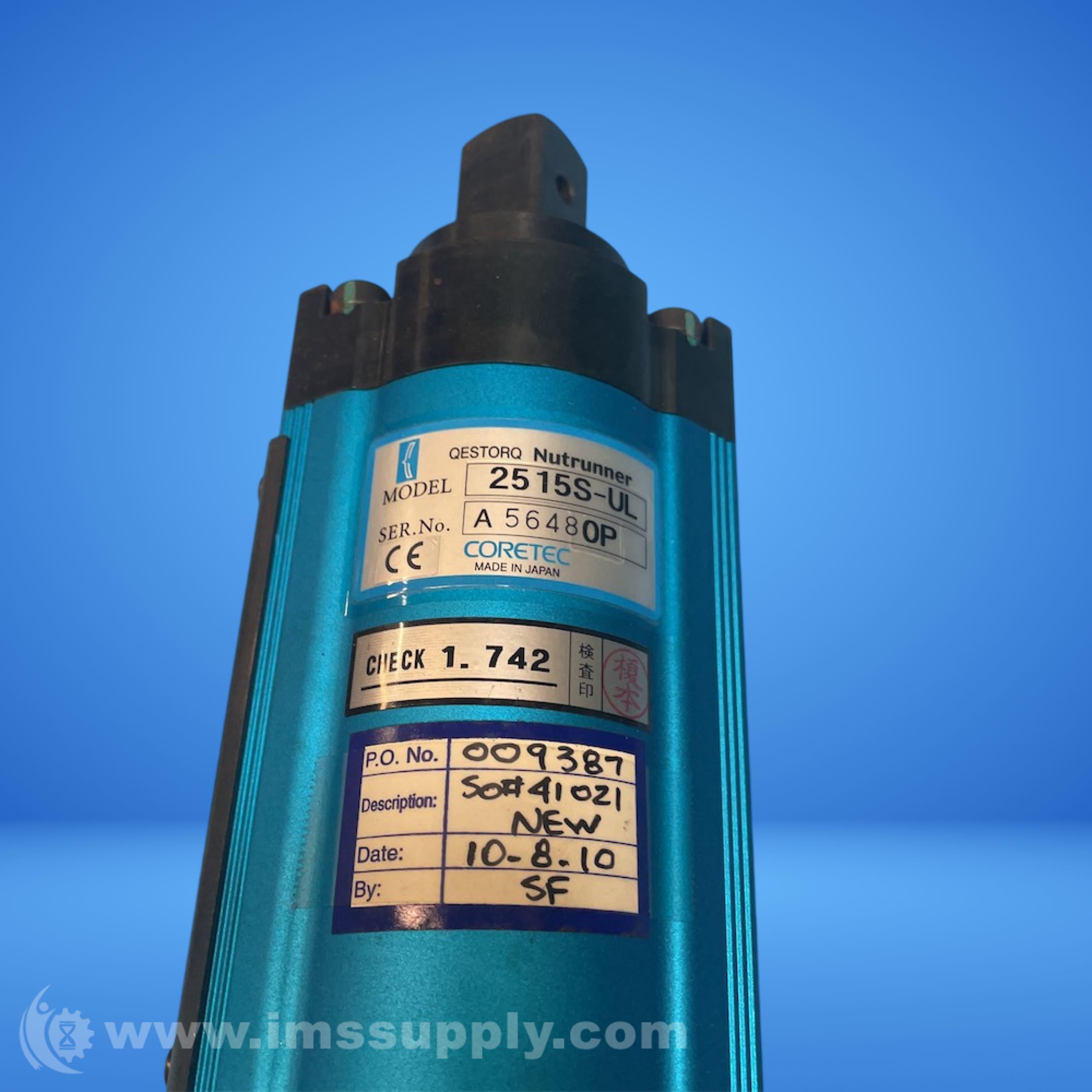 Coretec 2515S-UL Servo Nutrunner - IMS Supply