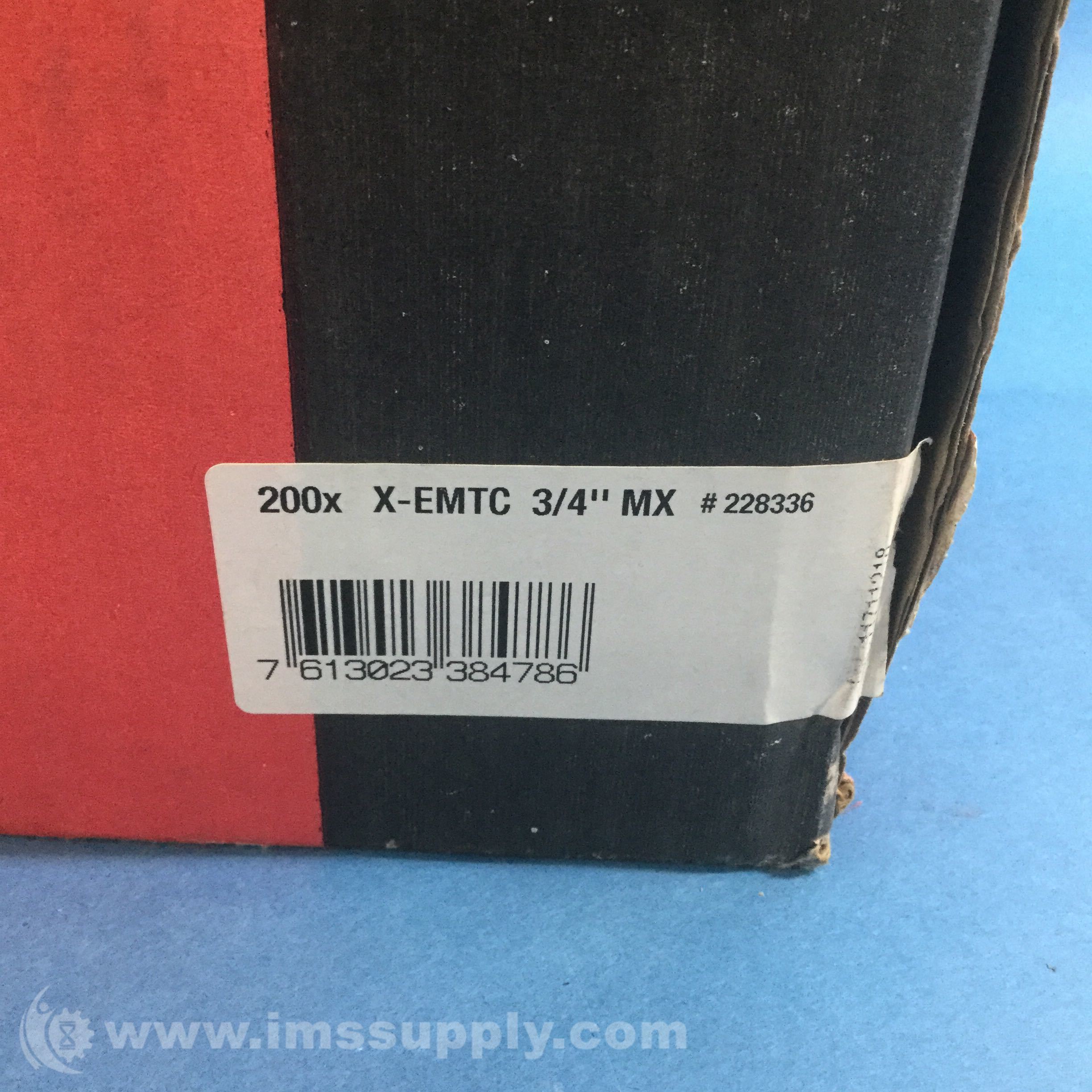 Hilti X-EMTC 3/4 MX Box of 200 Conduit Clips - IMS Supply