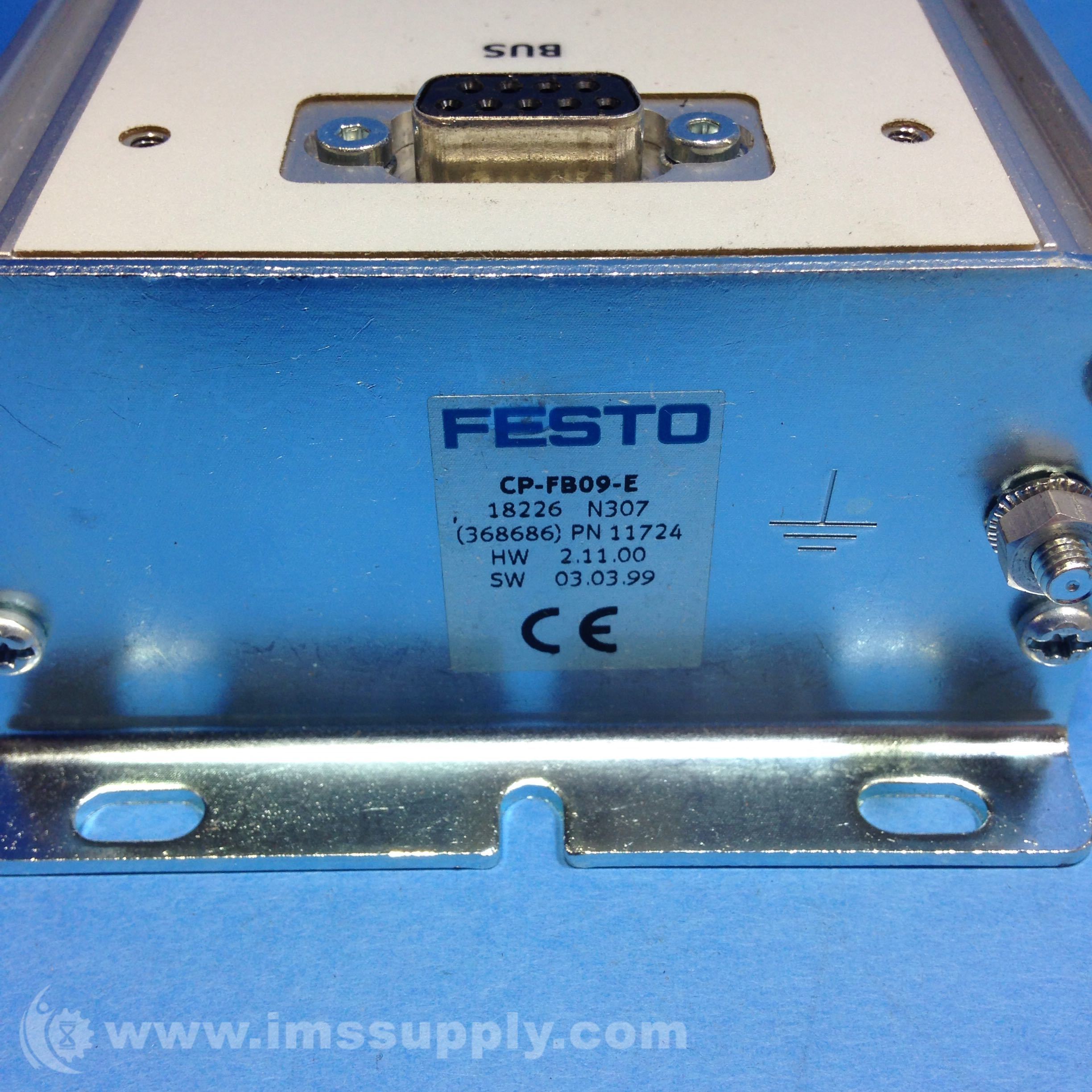 Festo CP-FB09-E Pneumatic Control *Fast Shipping* Warranty! 