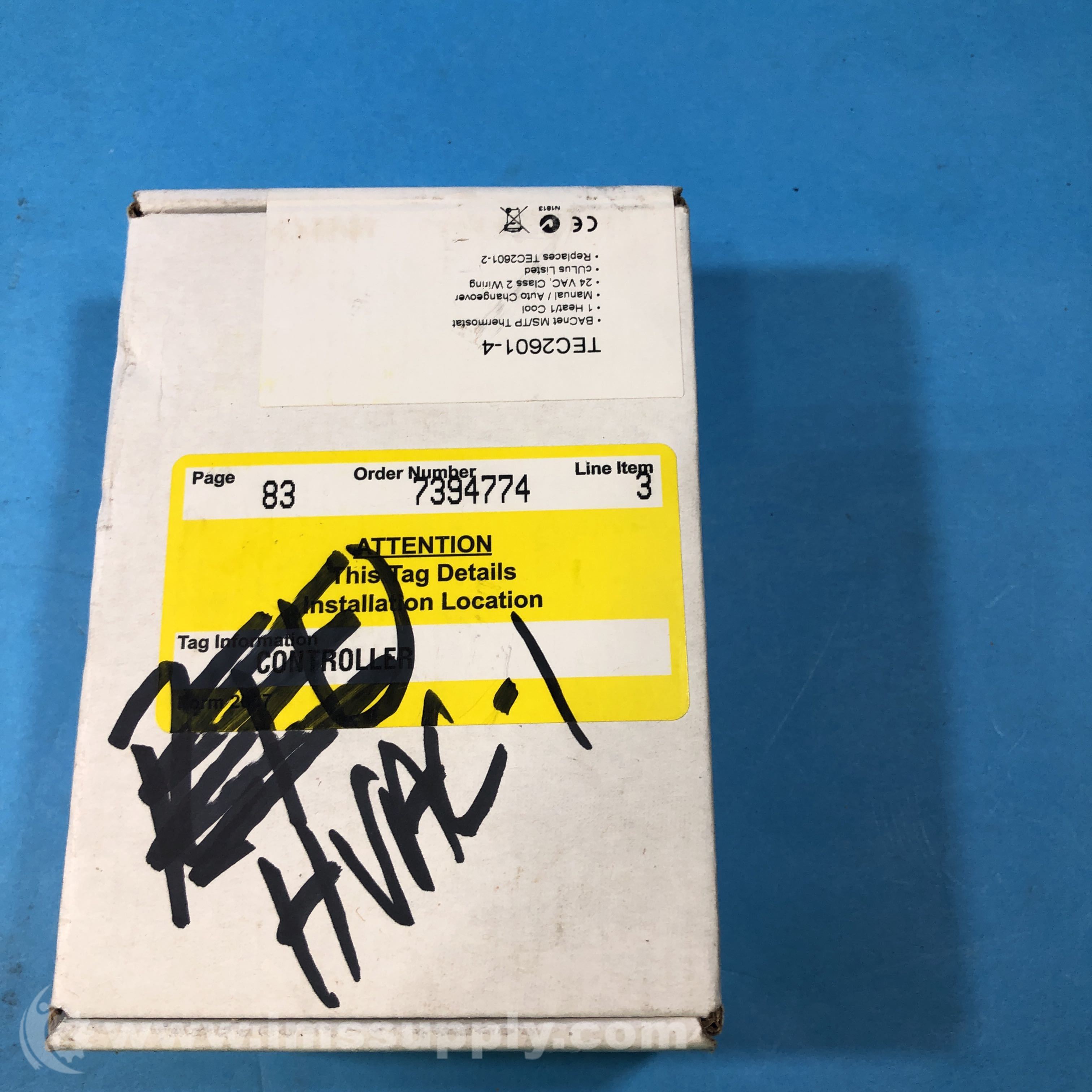 Johnson Controls TEC26014 Electric Thermostat, Networked IMS