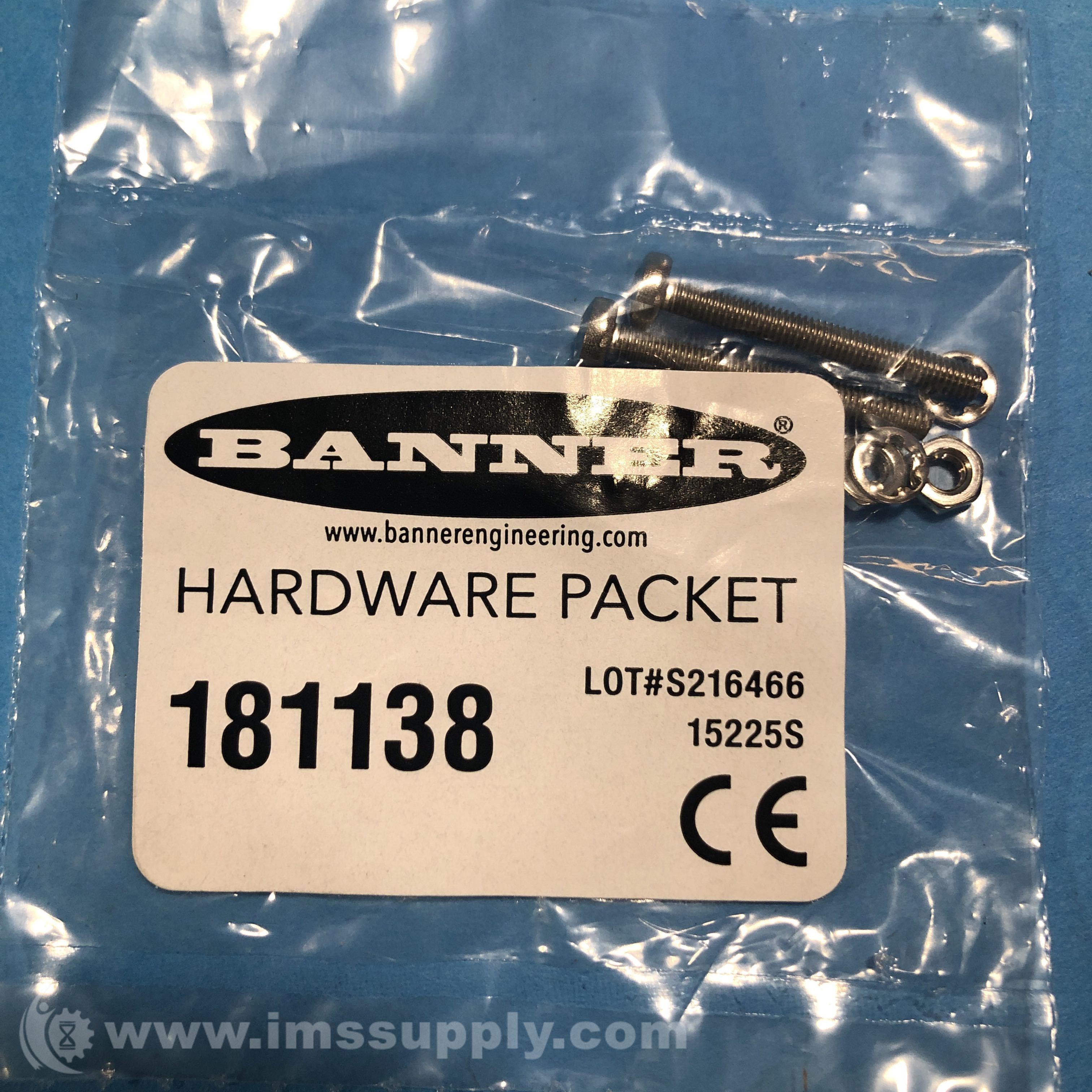 Banner Engineering 184135 Hardware Packet Assembly Q4X Kit of 3 IMS