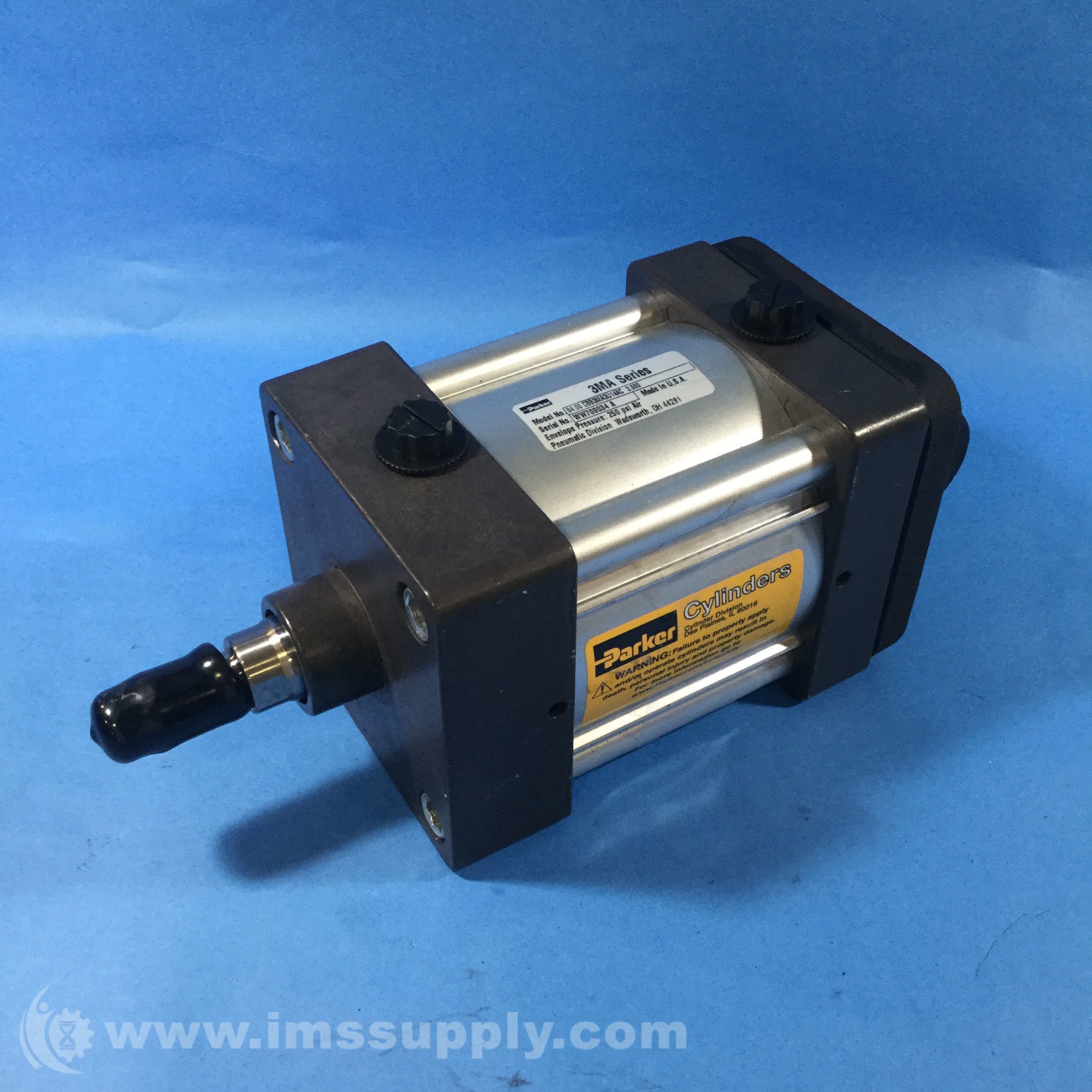 Parker 04.00 CBB3MA3U14AC 2.000 3MA Series Pneumatic Cylinder IMS Supply