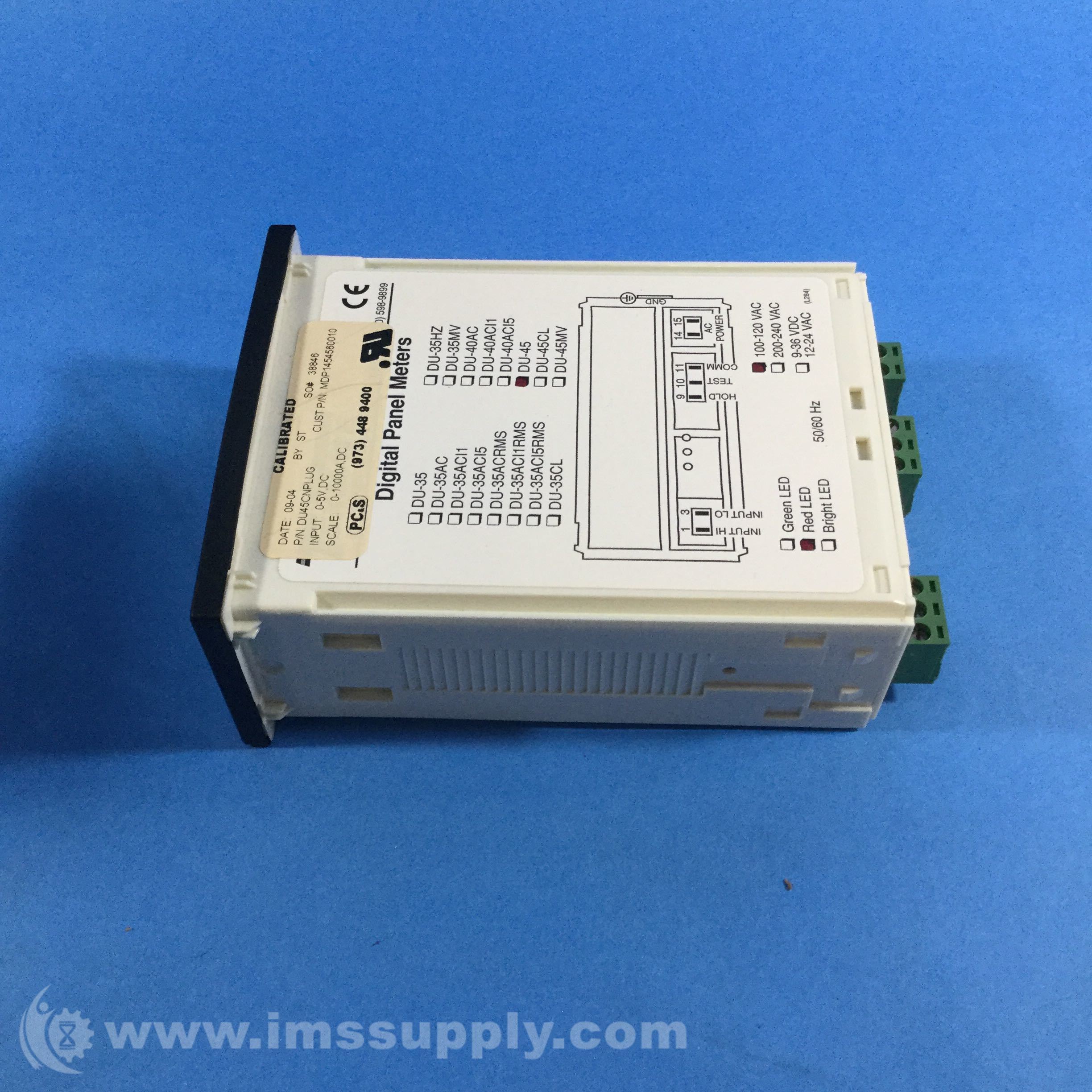Texmate DU45CNPLUG Digital Panel Meter - IMS Supply