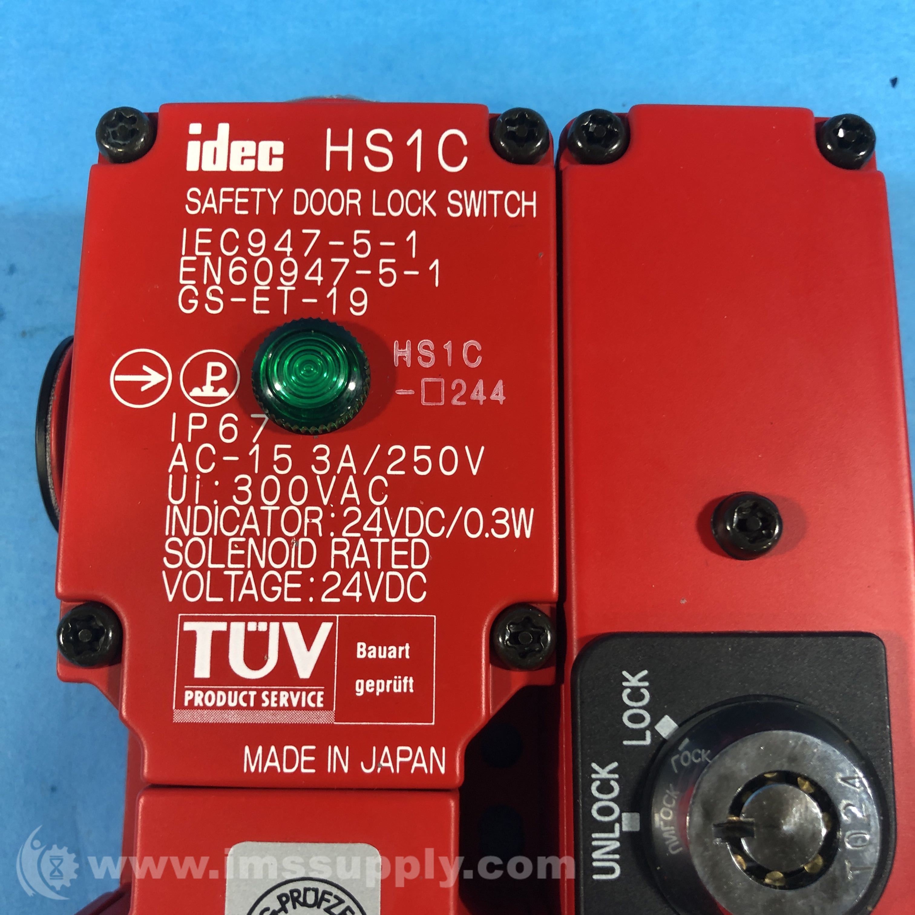 Idec HS1C244 Safety Door Lock Switch IMS Supply