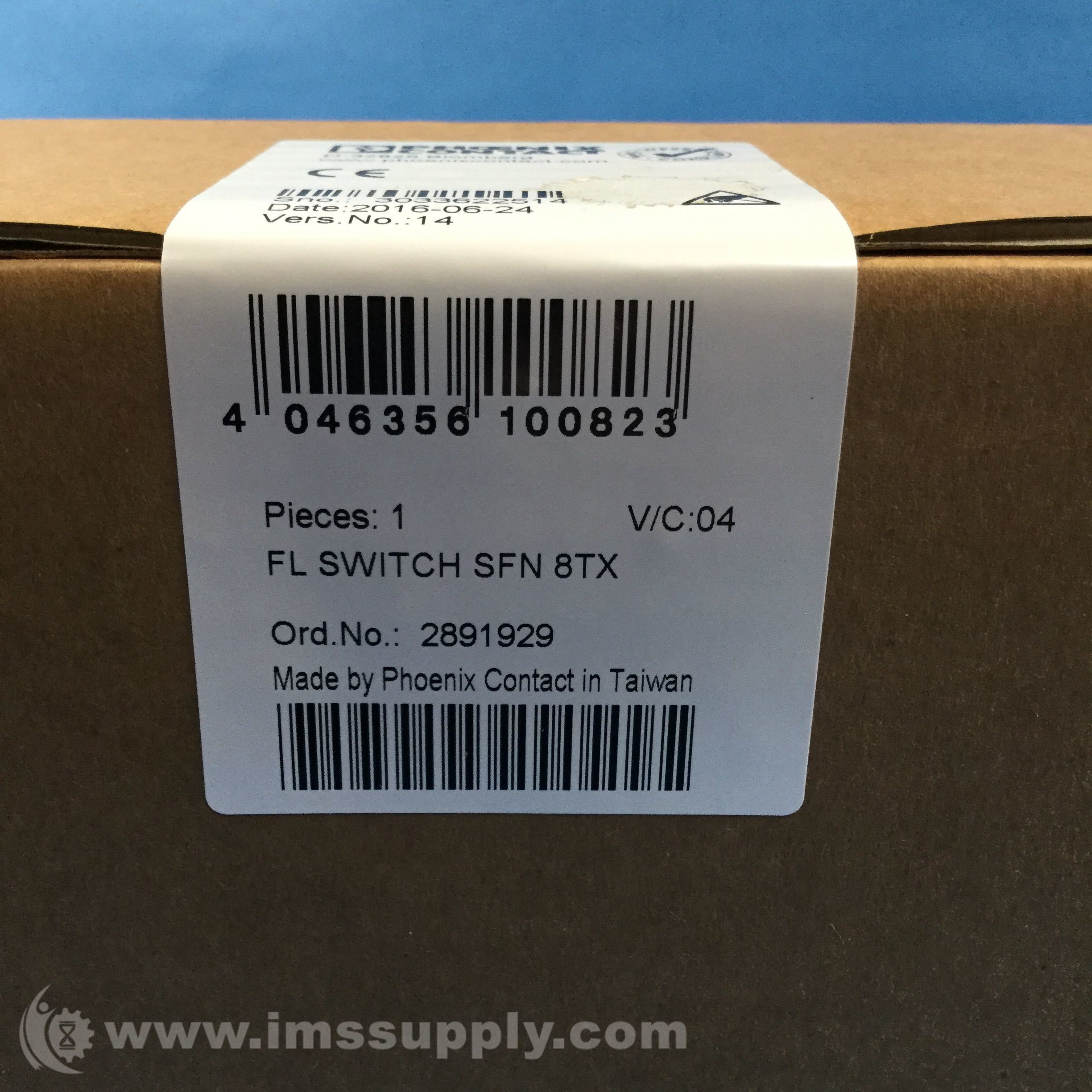Phoenix Contact 2891929 FL Switch SFN 8TX - IMS Supply
