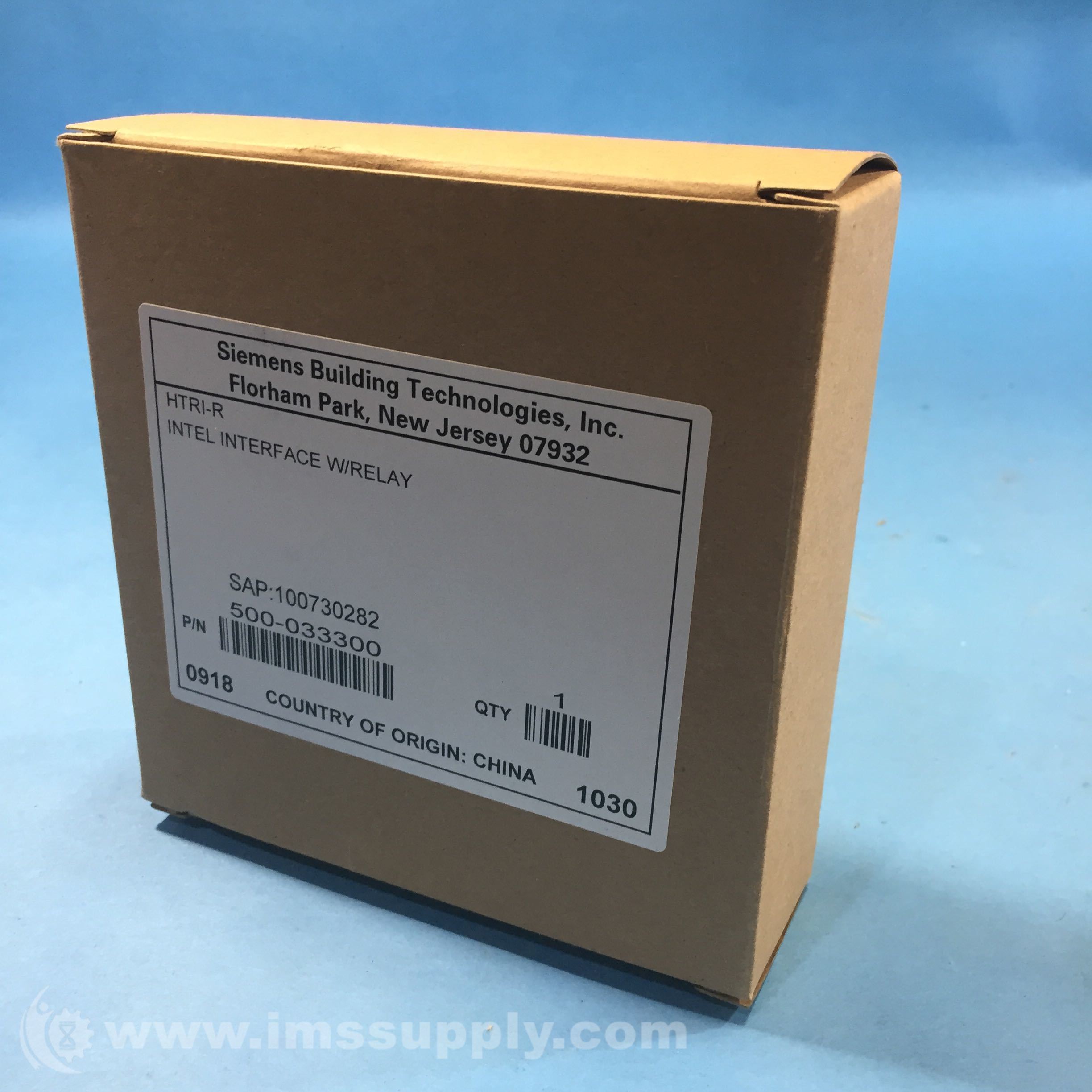 Siemens 500033300 HTRIR Single Input Monitor Module with Relay IMS