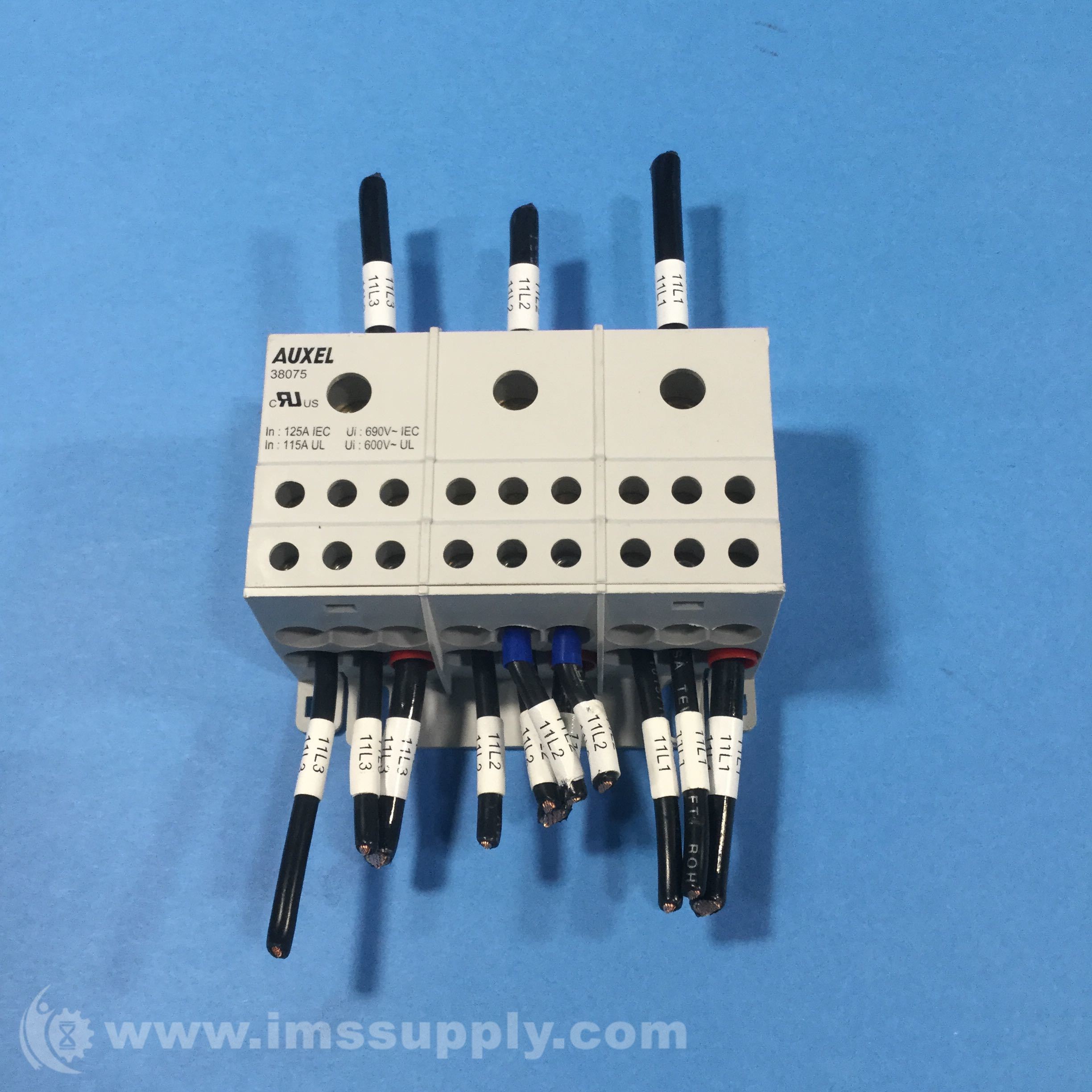Altech Corp 38075 Power Distribution Block, 115 A, 3 Input - IMS Supply