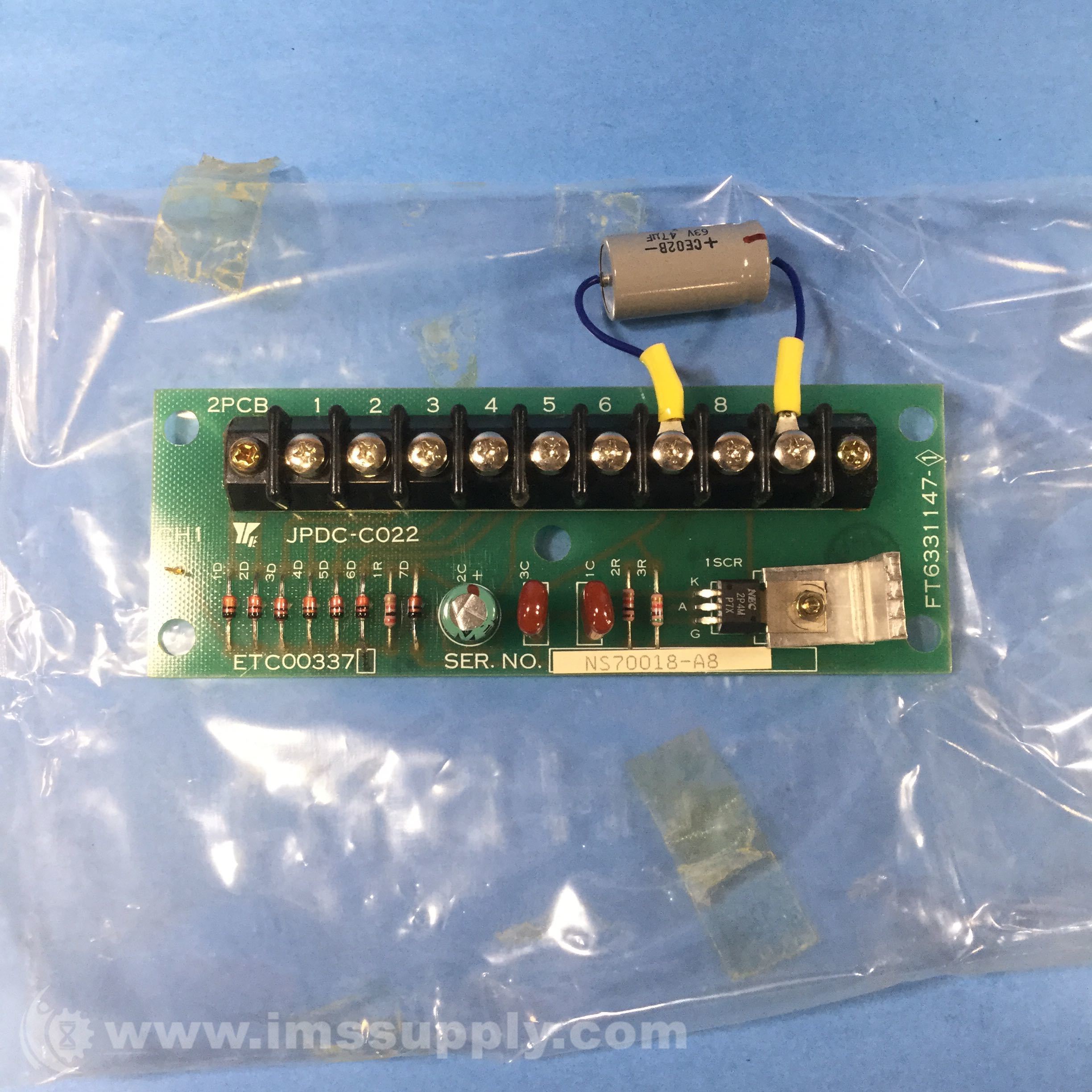 Yaskawa JPDC-C022 PC Board - IMS Supply