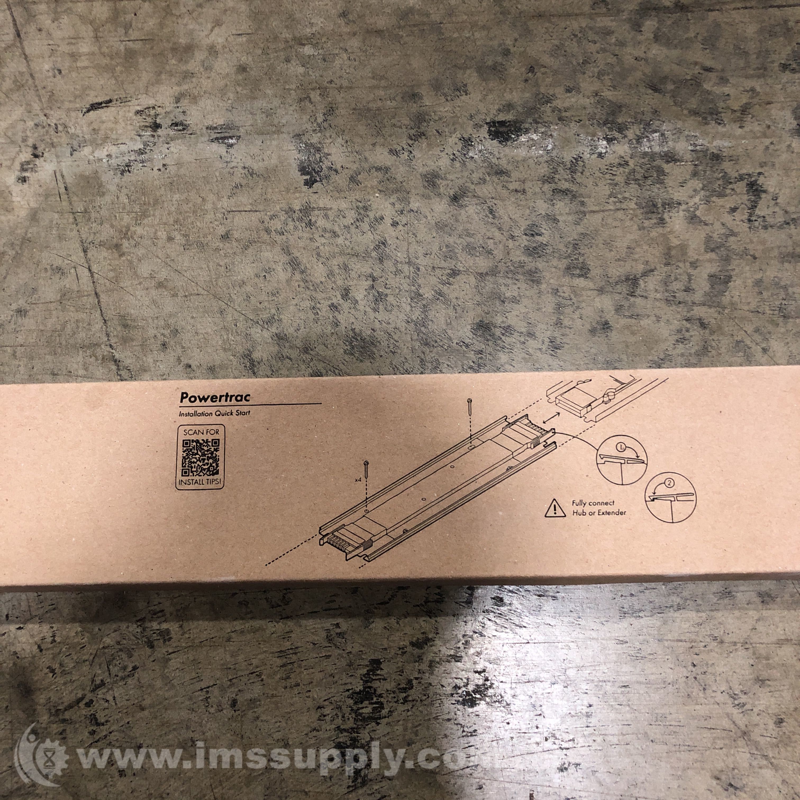 Connectrac CT.B.PT.4C.1-06S 6' Raceway Powertrac Pre-wired - IMS Supply