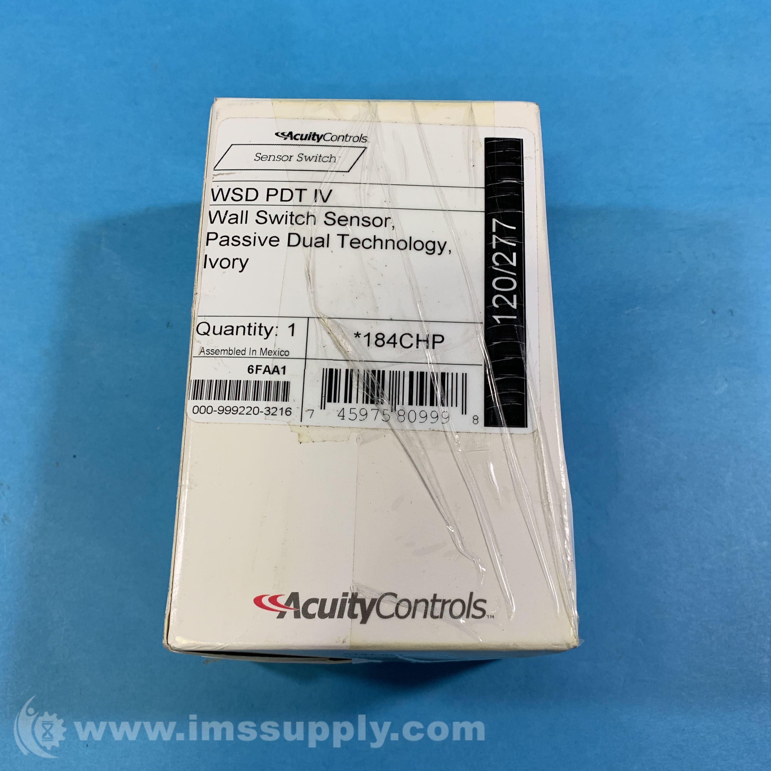 Acuity Controls WSDPDTIV Ivy Control Wall Switch Sensor IMS Supply