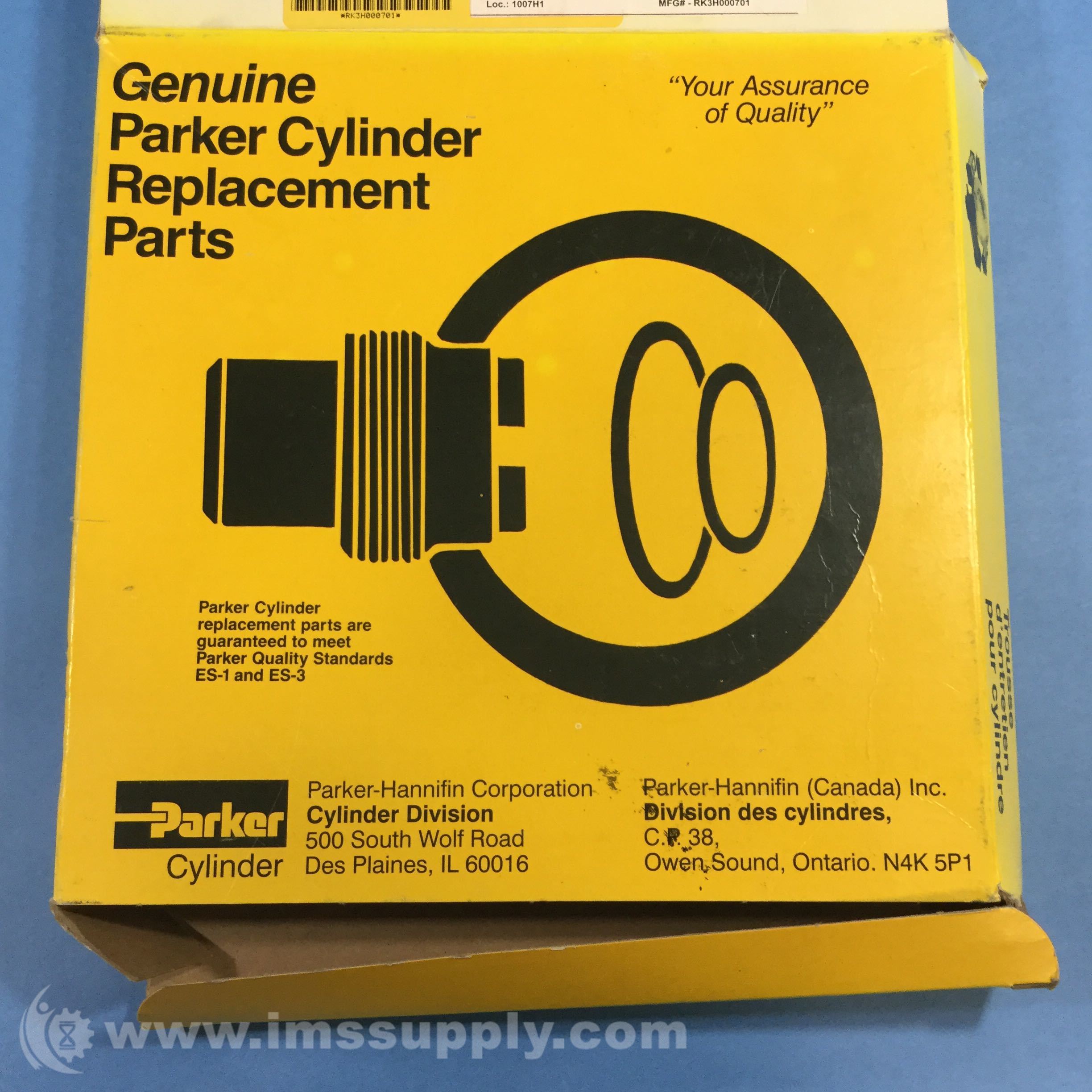 Parker RK3H000701 Rod Seal Kit IMS Supply